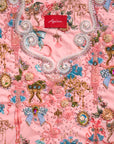 Fabric By Hamda Ribbon Court in (Blush Pink)