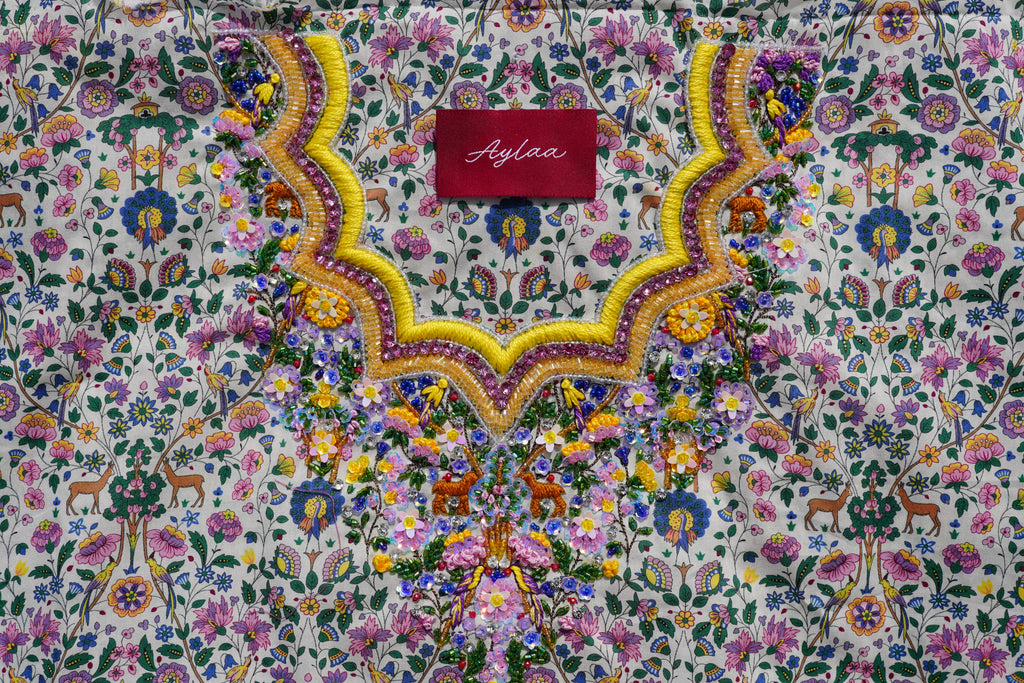 Reem Garden (Ready Unstitched)