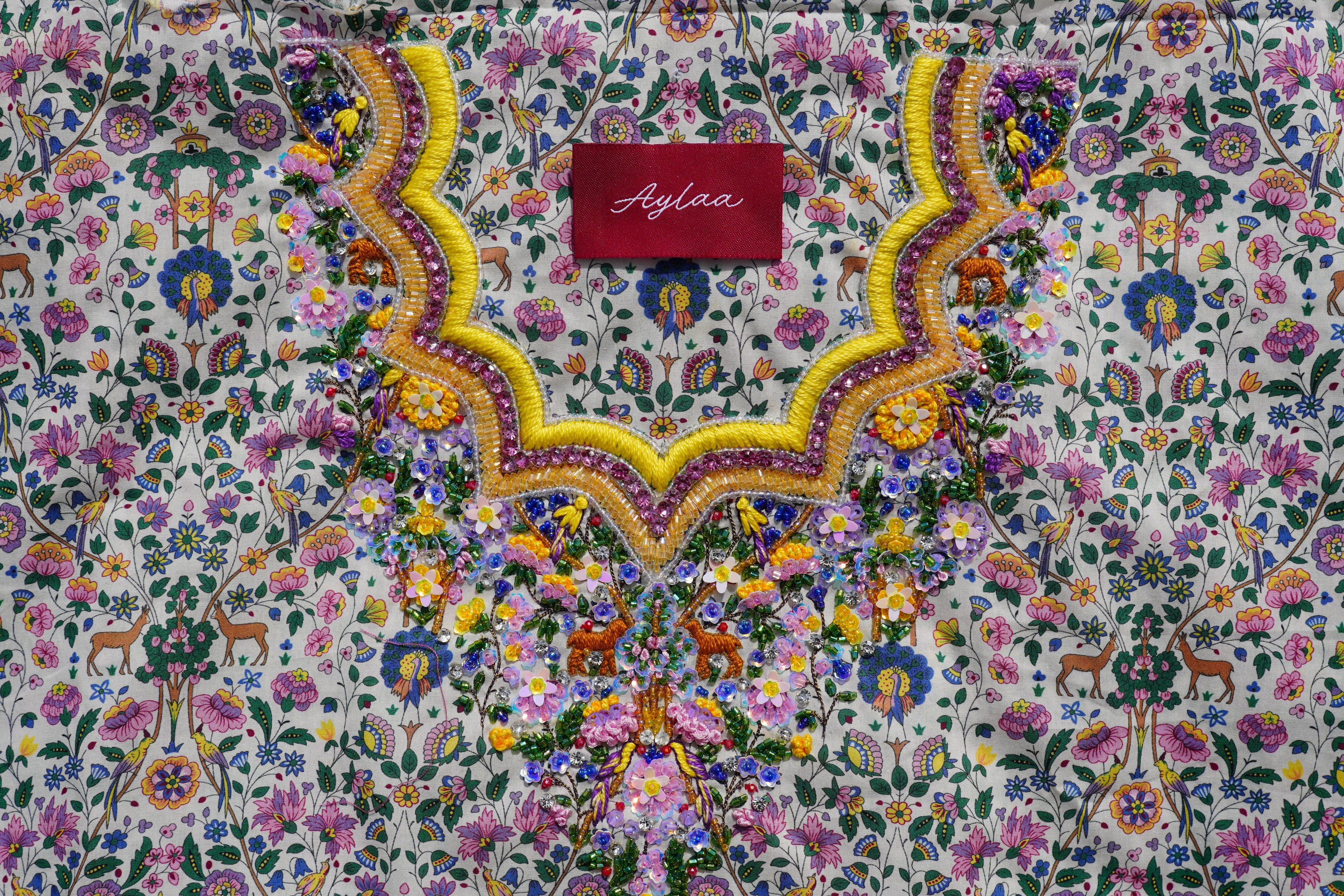 Reem Garden (Ready Unstitched)