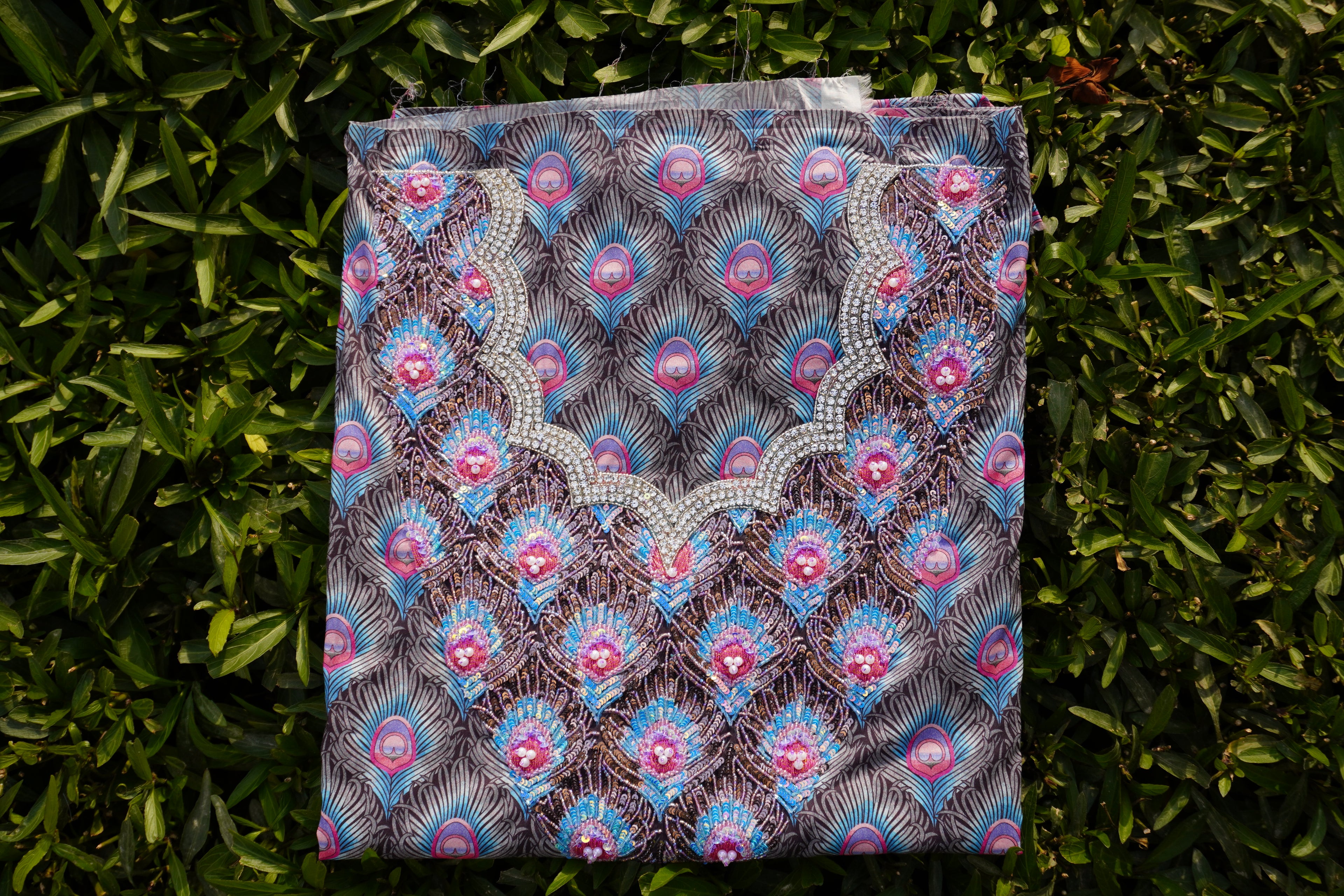 Fera Peacock Liberty (Ready Unstitched)