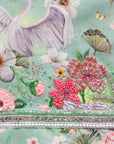Velvety Fabric Swan Garden