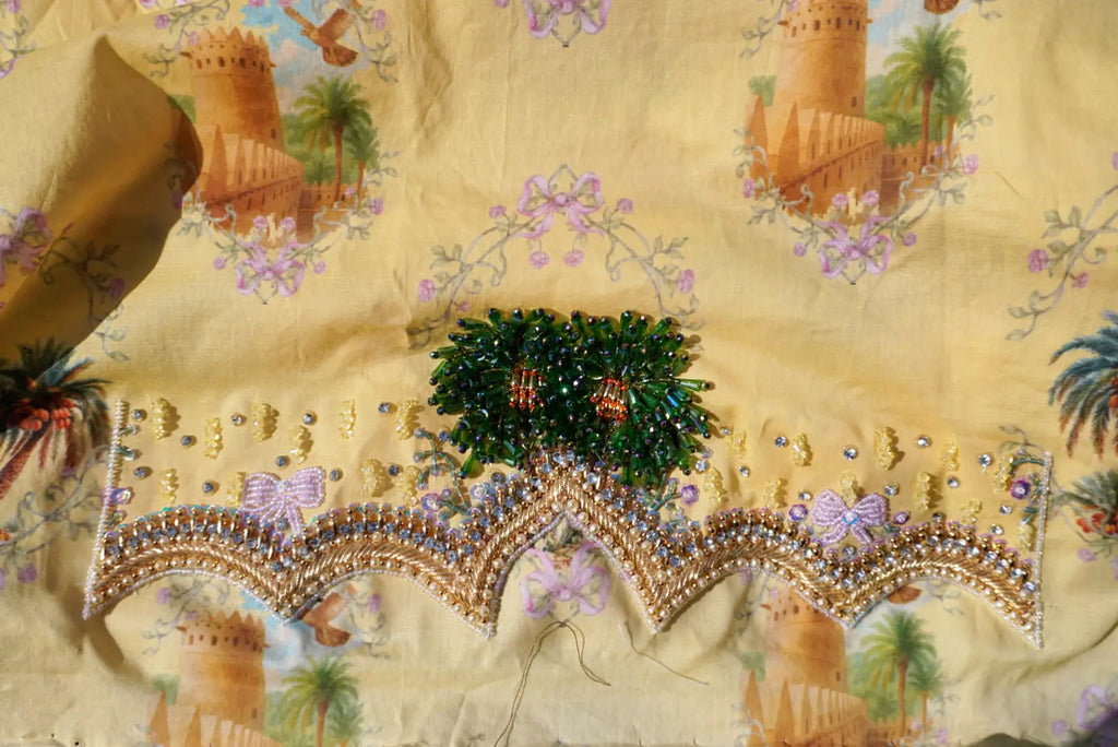 Aam Fabric’s National Day Yellow (Ready Unstitched)