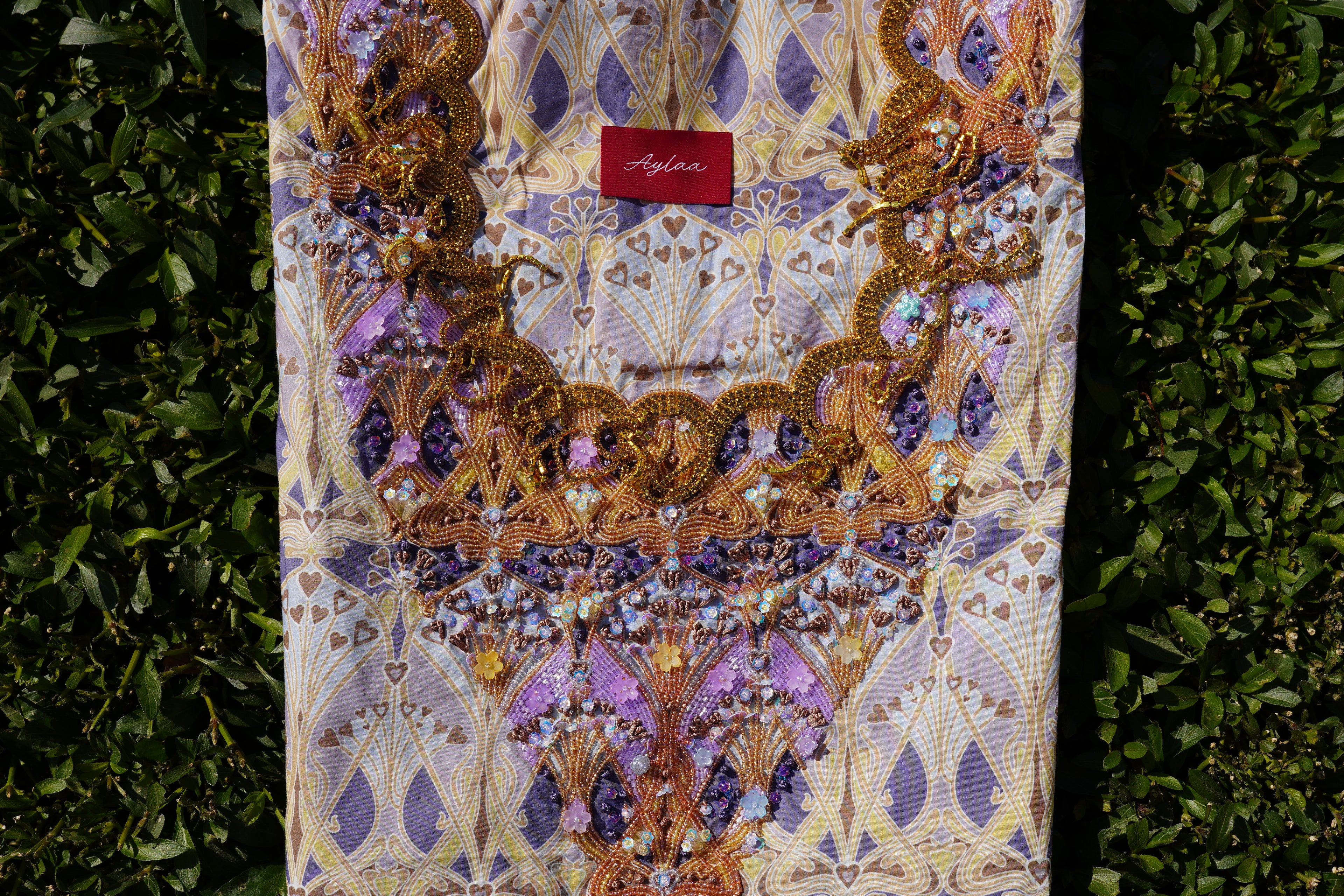 Liberty Lanthe Heart A (Ready Unstitched)