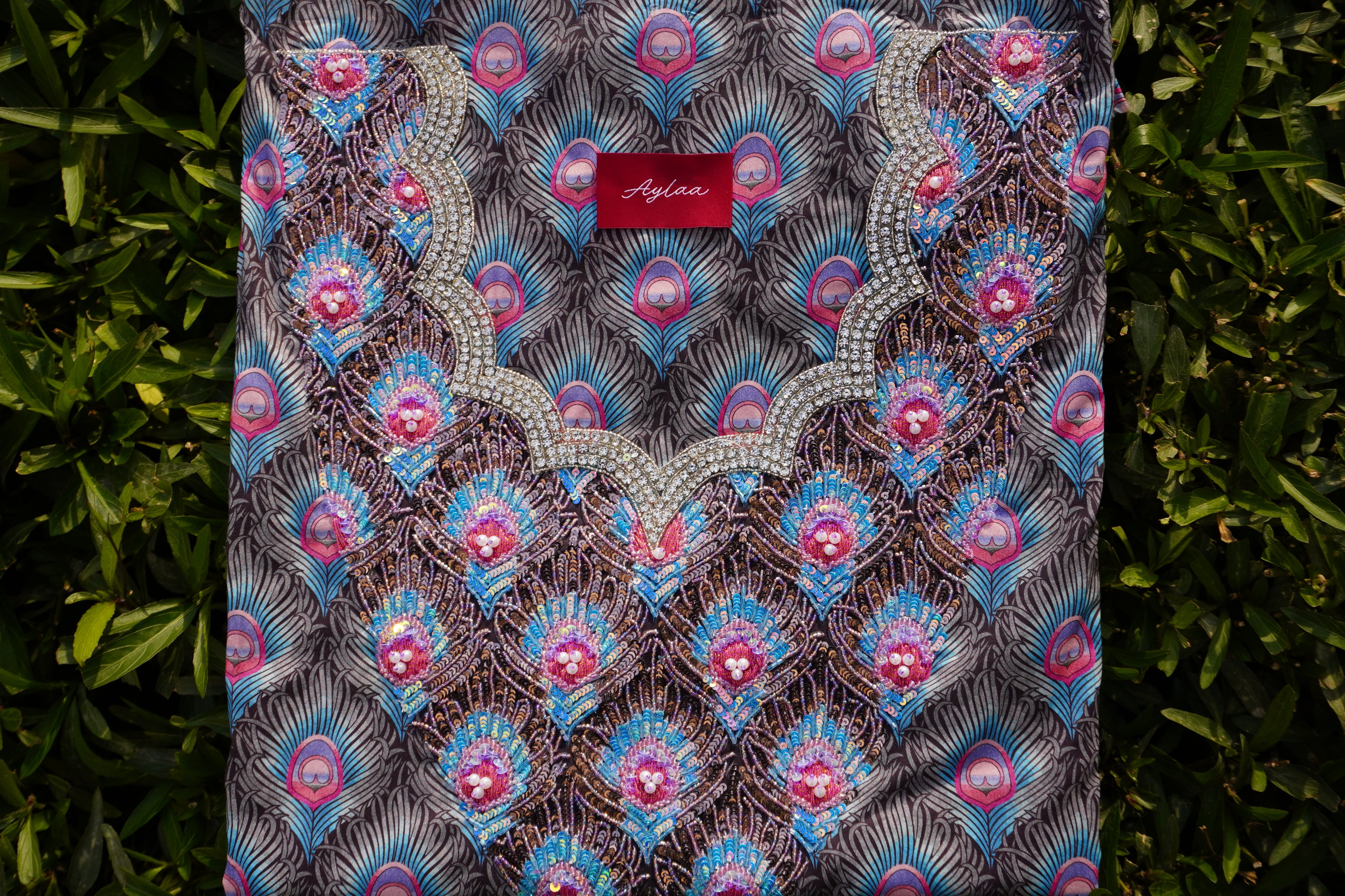 Fera Peacock Liberty (Ready Unstitched)