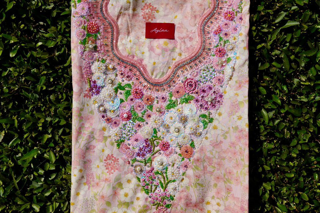 Blush Garden (Ready Unstitched)