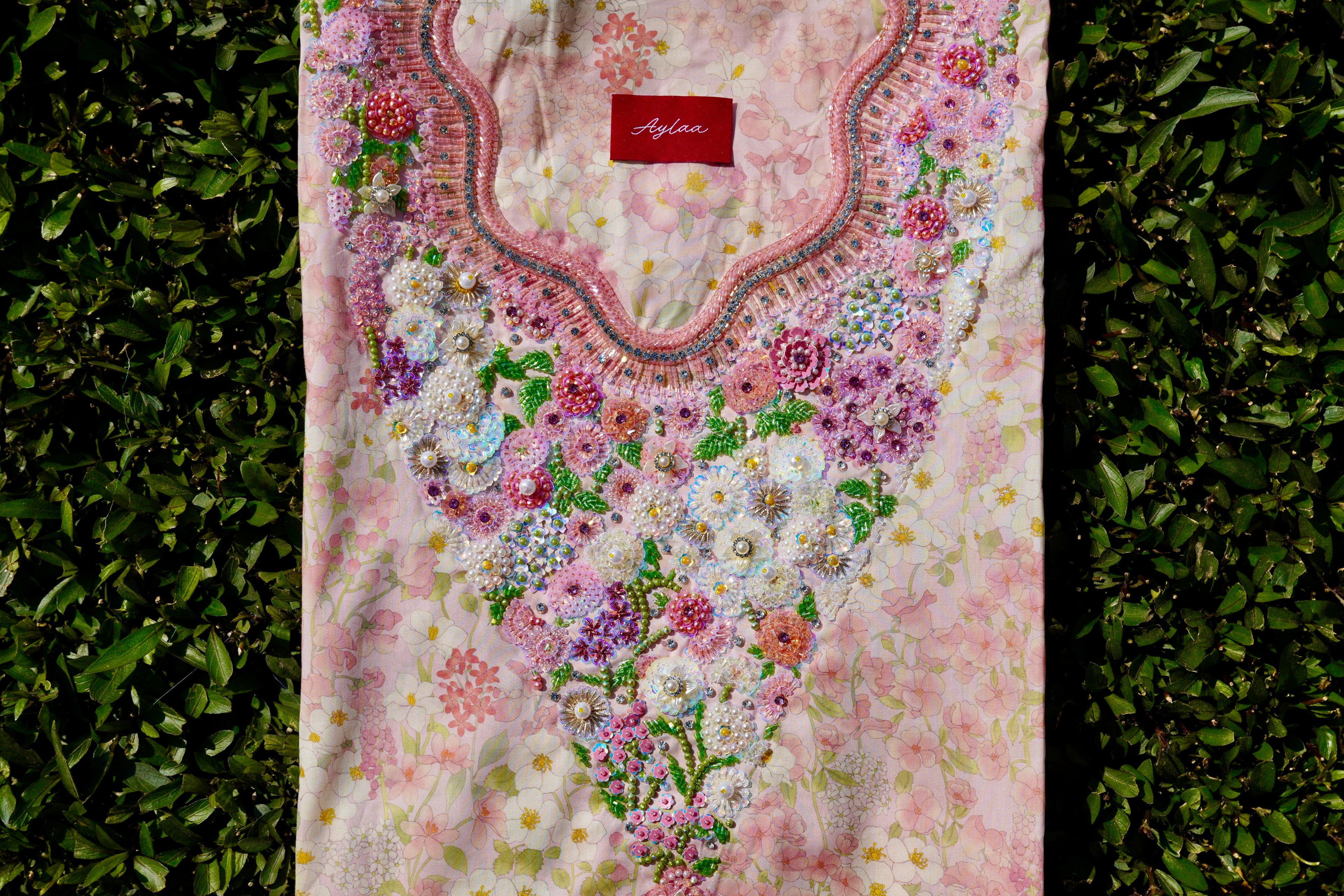 Blush Garden (Ready Unstitched)