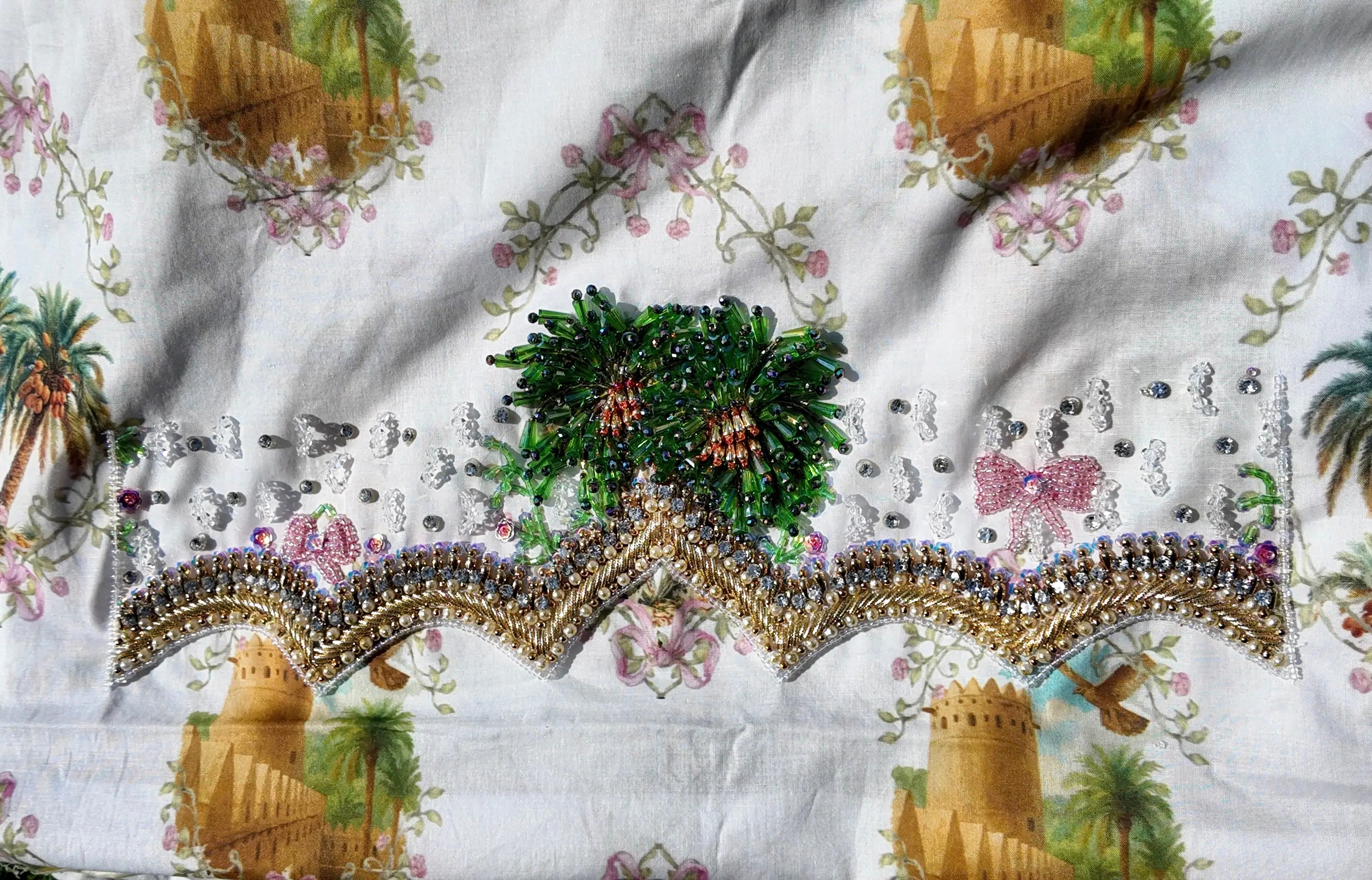 Aam Fabric’s National Day White  (Ready Unstitched)