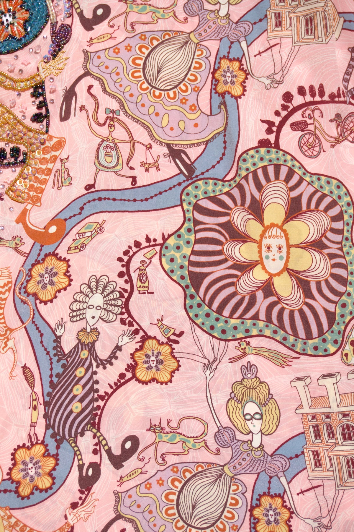 Grayson Perry for Liberty London Shirley Smith II Silk