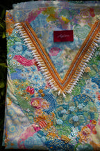 Bunny Garden Pastel (Ready Unstitched)