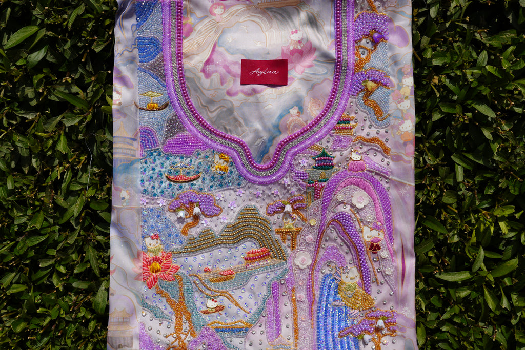 FluffxFlora Hello Kitty in Japan (Ready Unstitched)