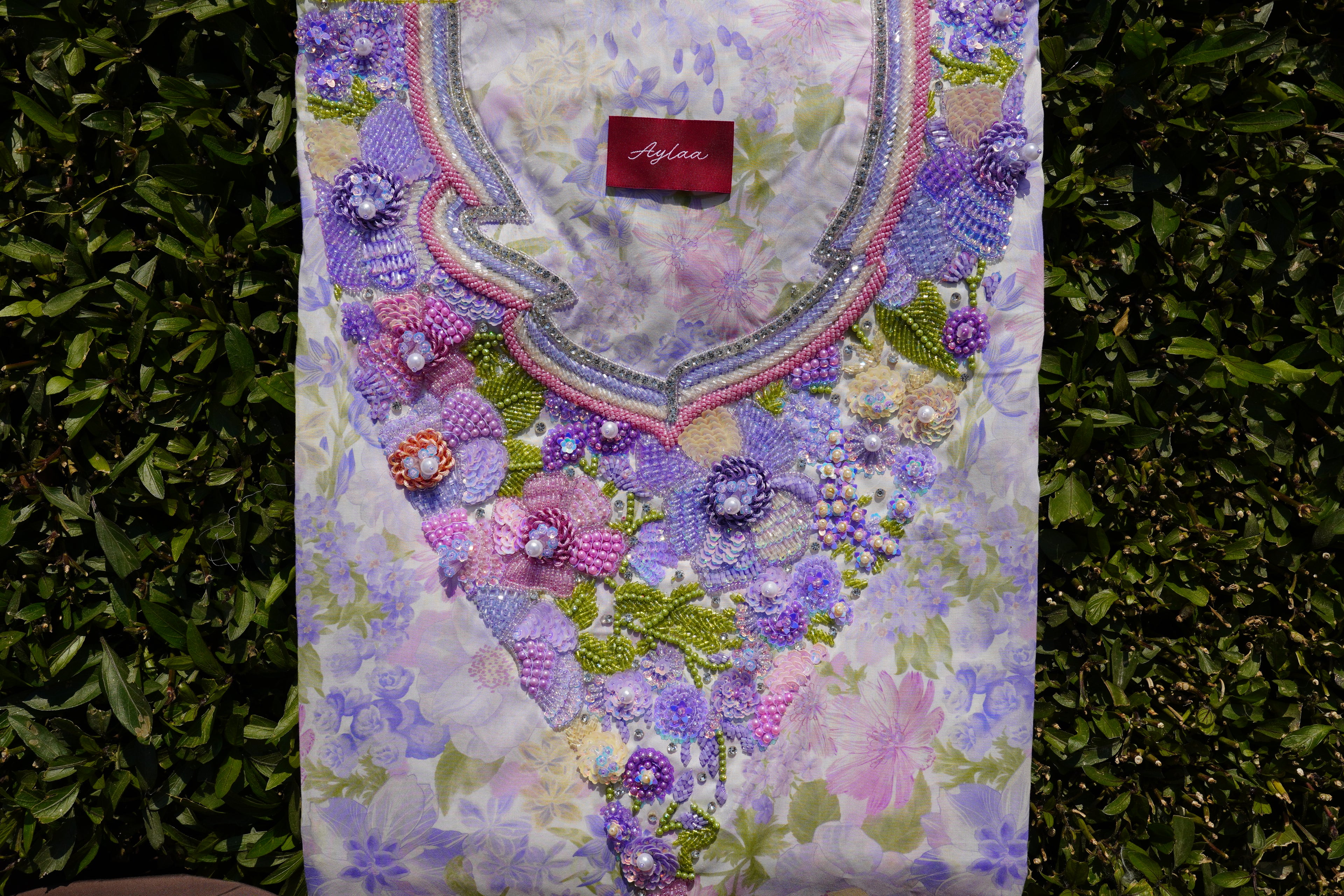 Lavender Garden (Ready Unstitched)
