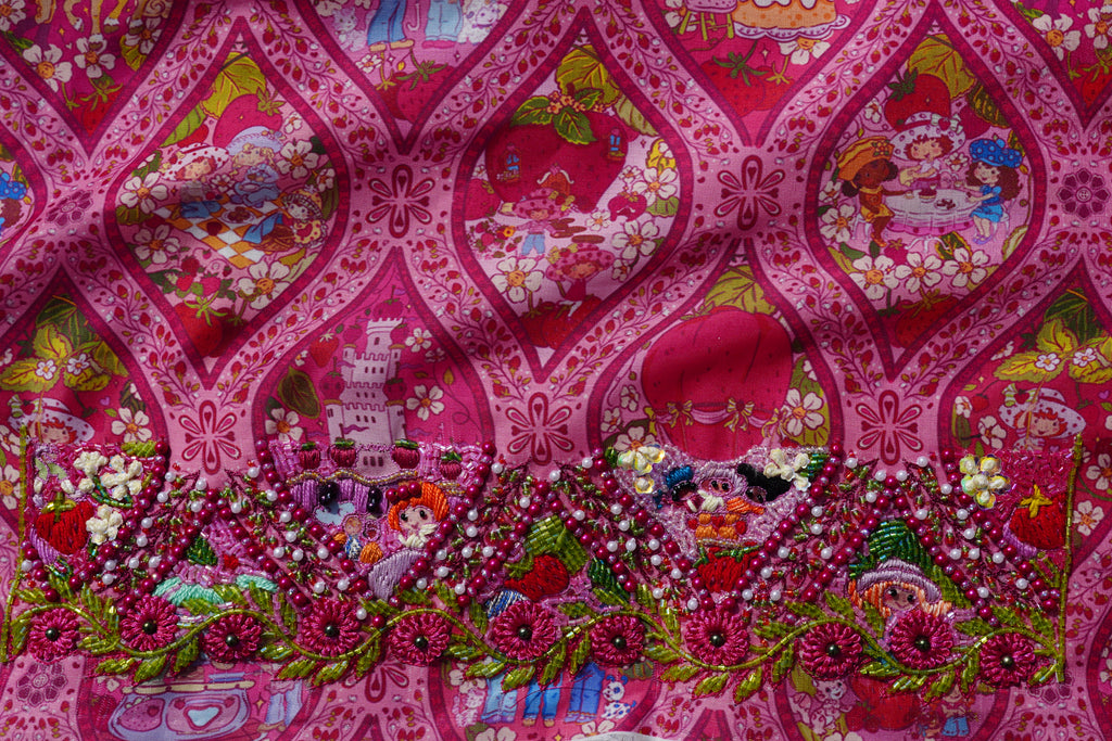 FluffxFlora Strawberry Shortcake (Ready Unstitched)