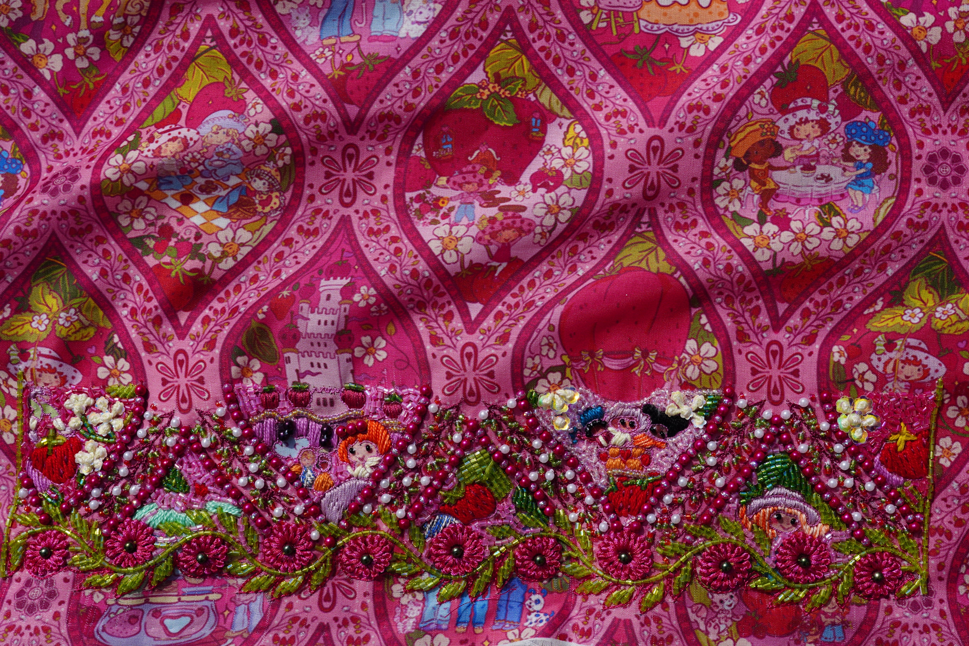 FluffxFlora Strawberry Shortcake (Ready Unstitched)