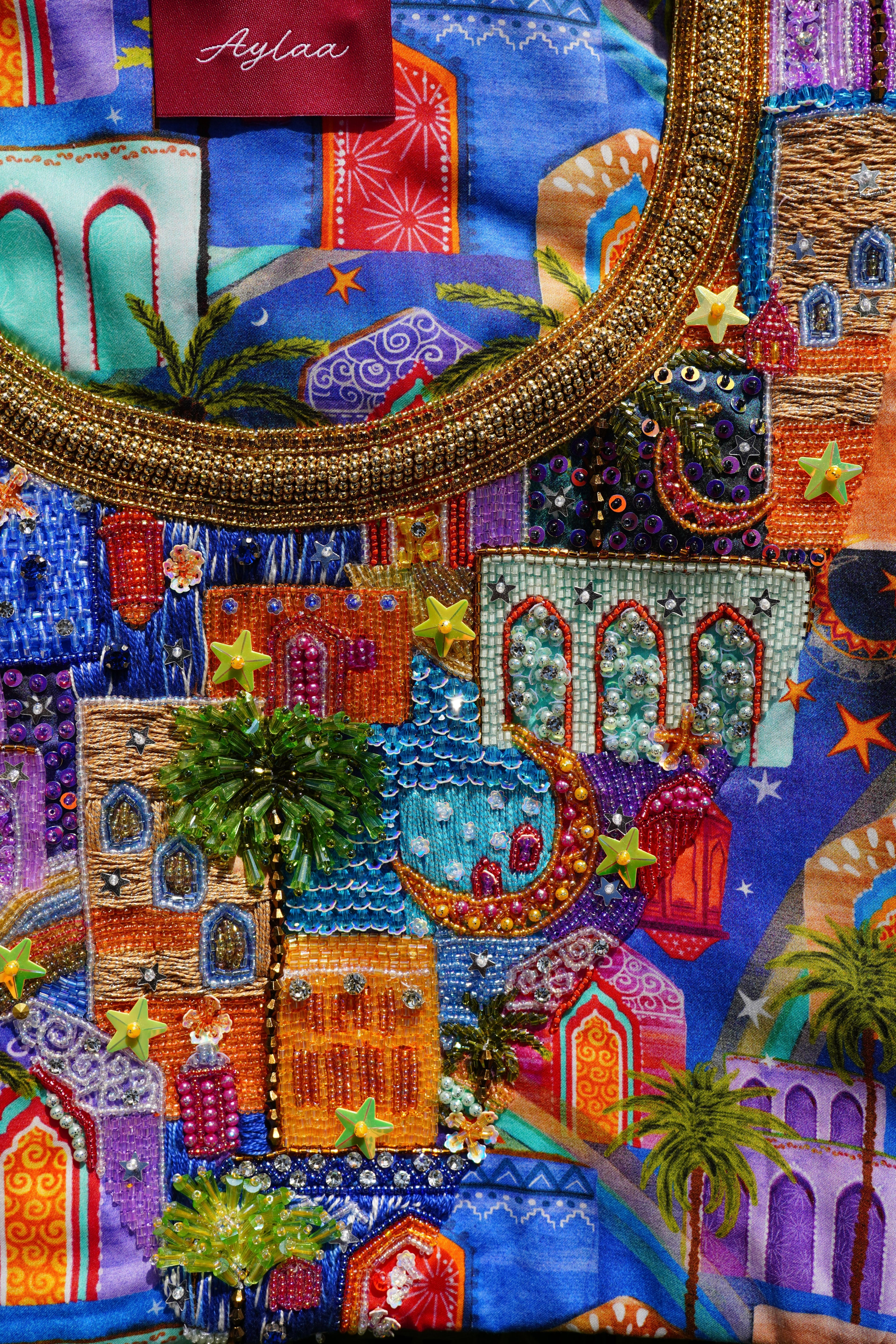 Velvety Fabric Ramadan Evenings (Ready Unstitched)