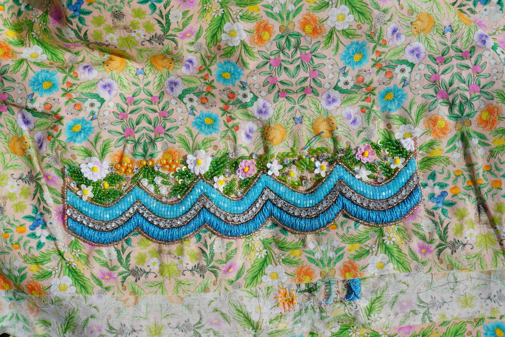 Bunny Garden (Ready Unstitched)