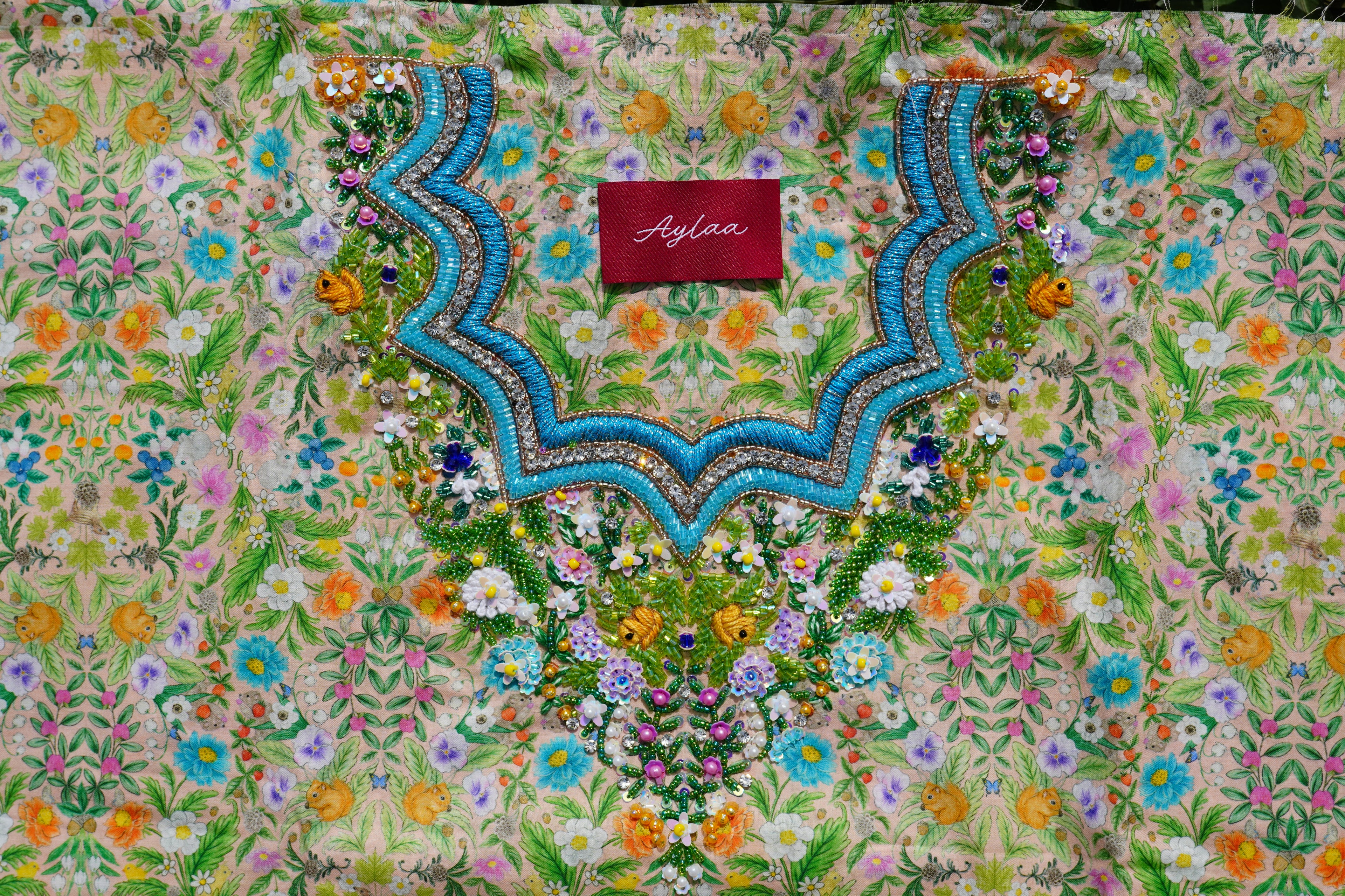 Bunny Garden (Ready Unstitched)