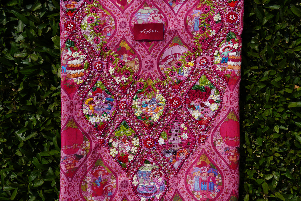 FluffxFlora Strawberry Shortcake (Ready Unstitched)