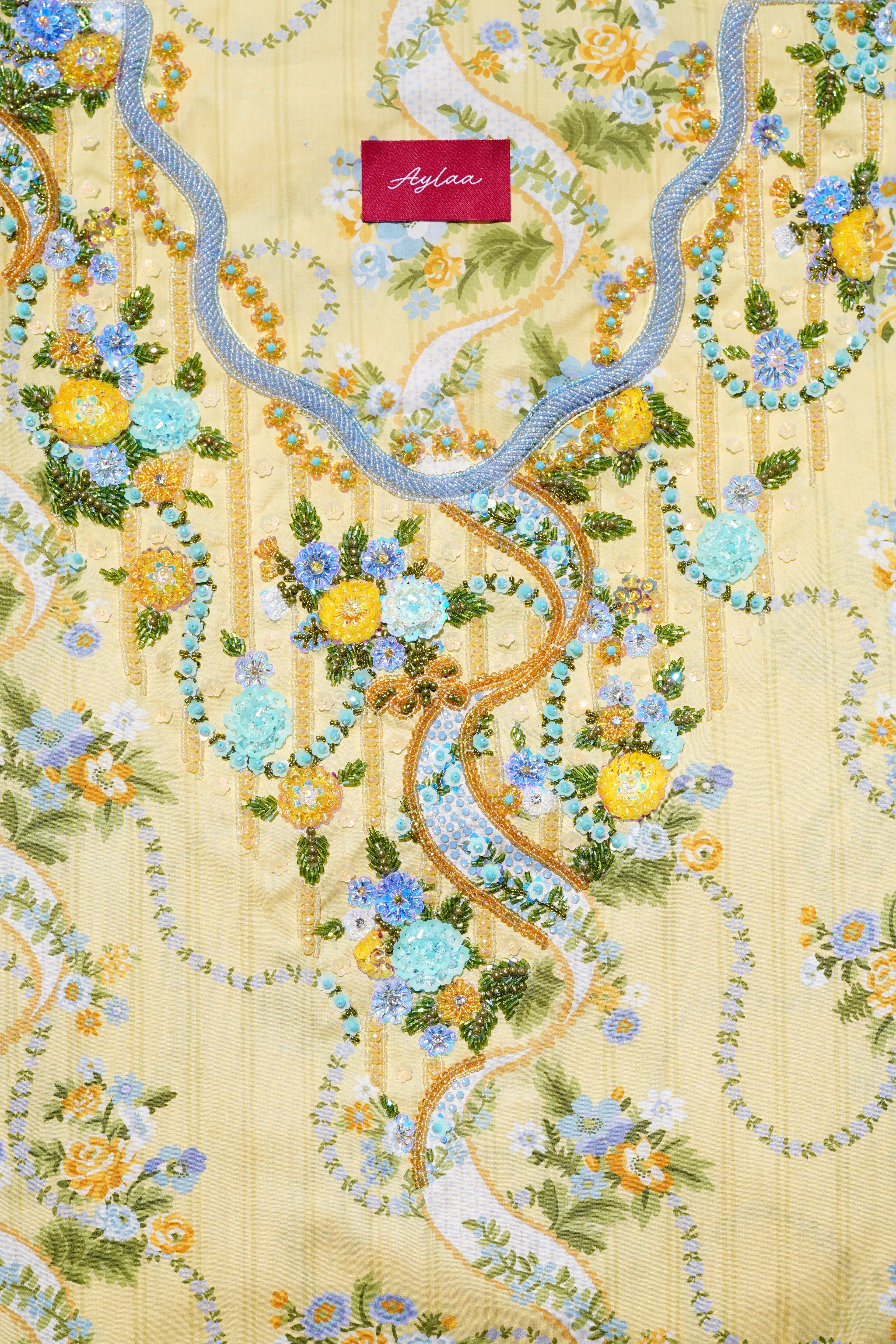 Liberty Fabric & Bridgerton Ribbon Cascade