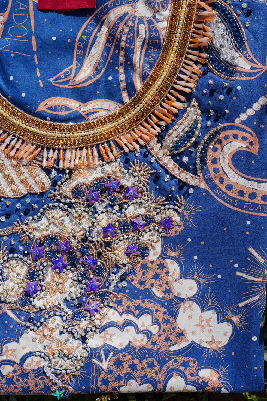 Liberty Louis Space Walk Blue (Ready Unstitched)