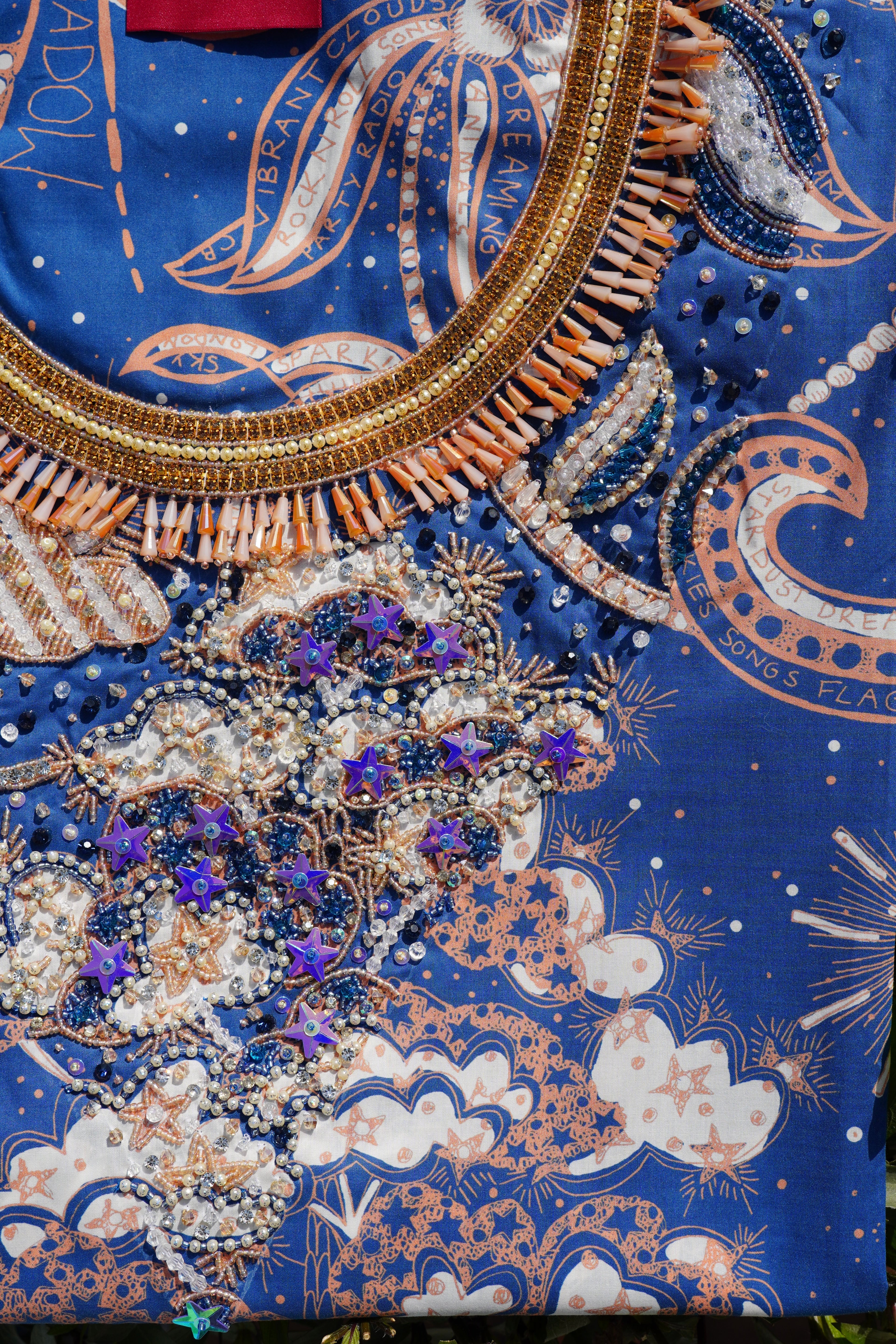 Liberty Louis Space Walk Blue (Ready Unstitched)