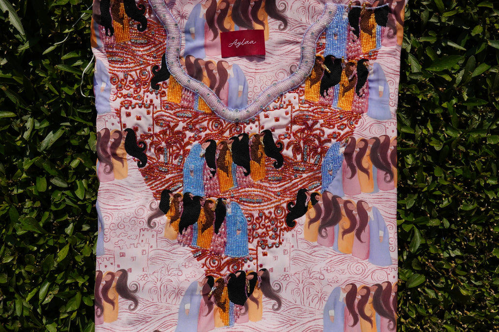 Eem Line National Day (Ready Unstitched)