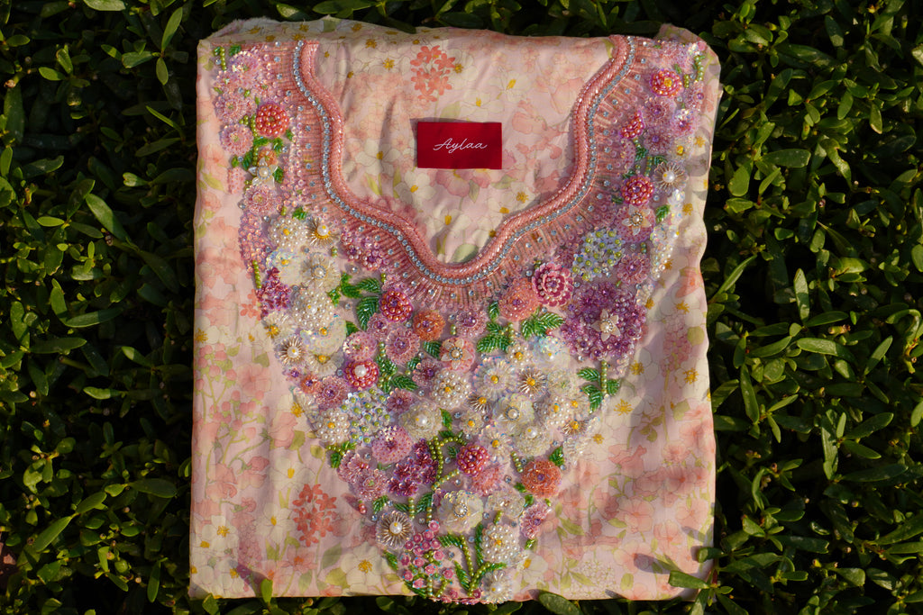 Blush Garden (Ready Unstitched)
