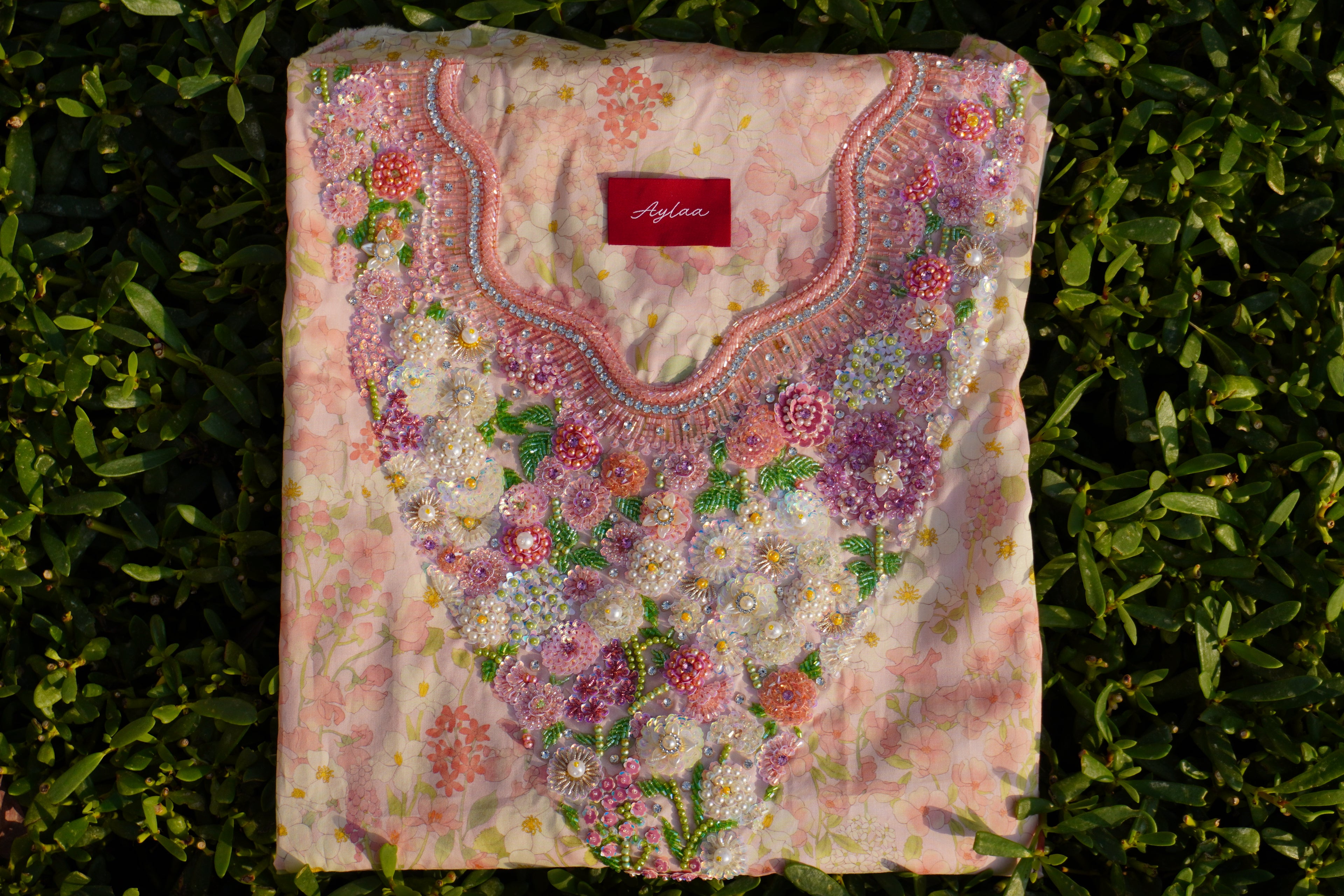 Blush Garden (Ready Unstitched)