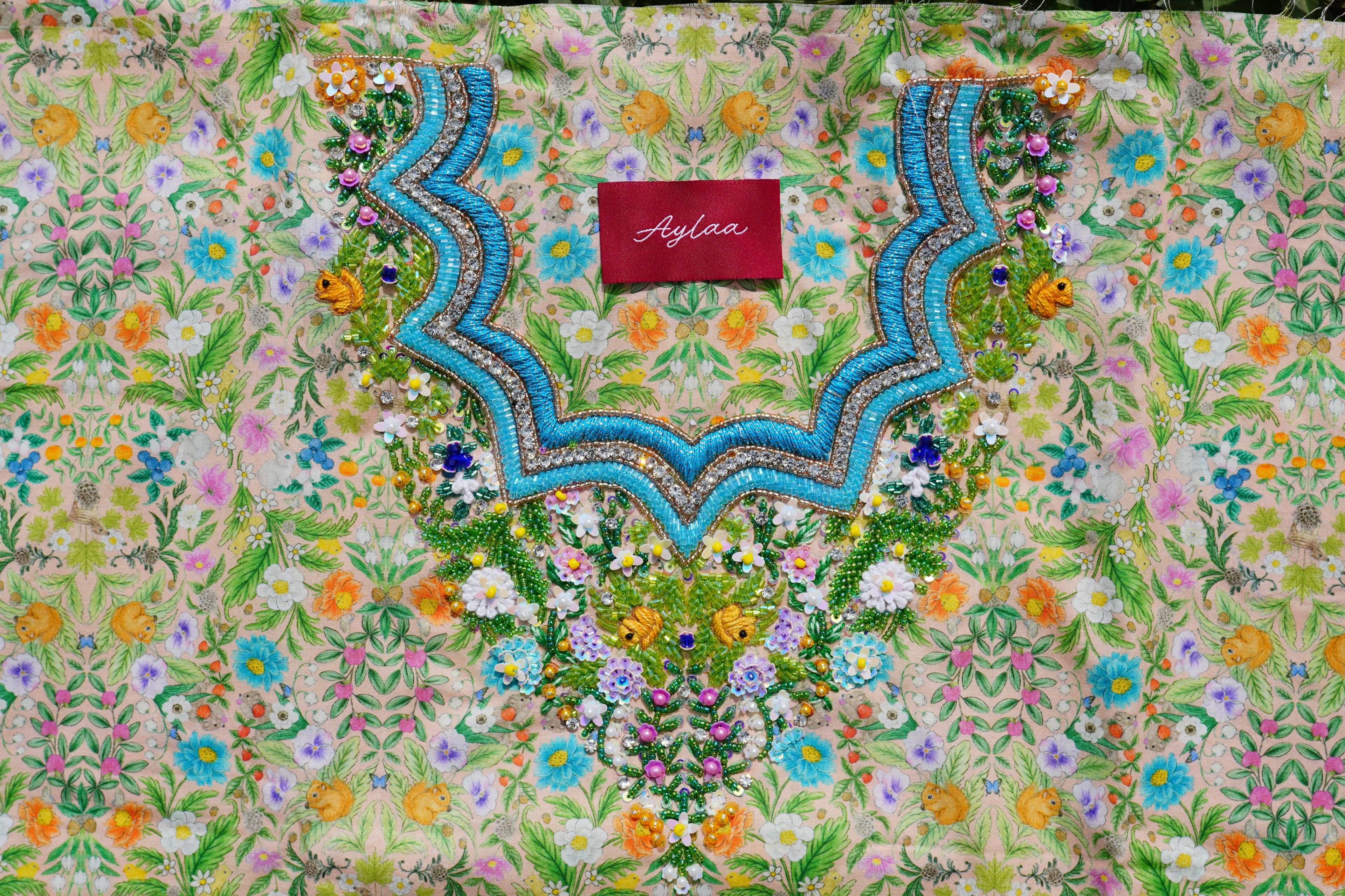 Bunny Garden (Ready Unstitched)