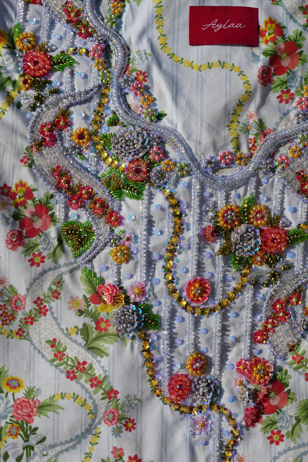 Liberty Fabrics & Bridgerton Ribbon Cascade (Ready Unstitched)