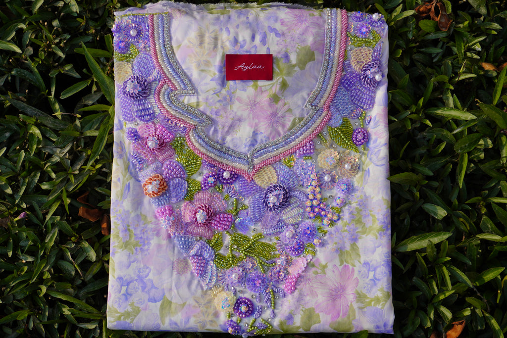 Lavender Garden (Ready Unstitched)