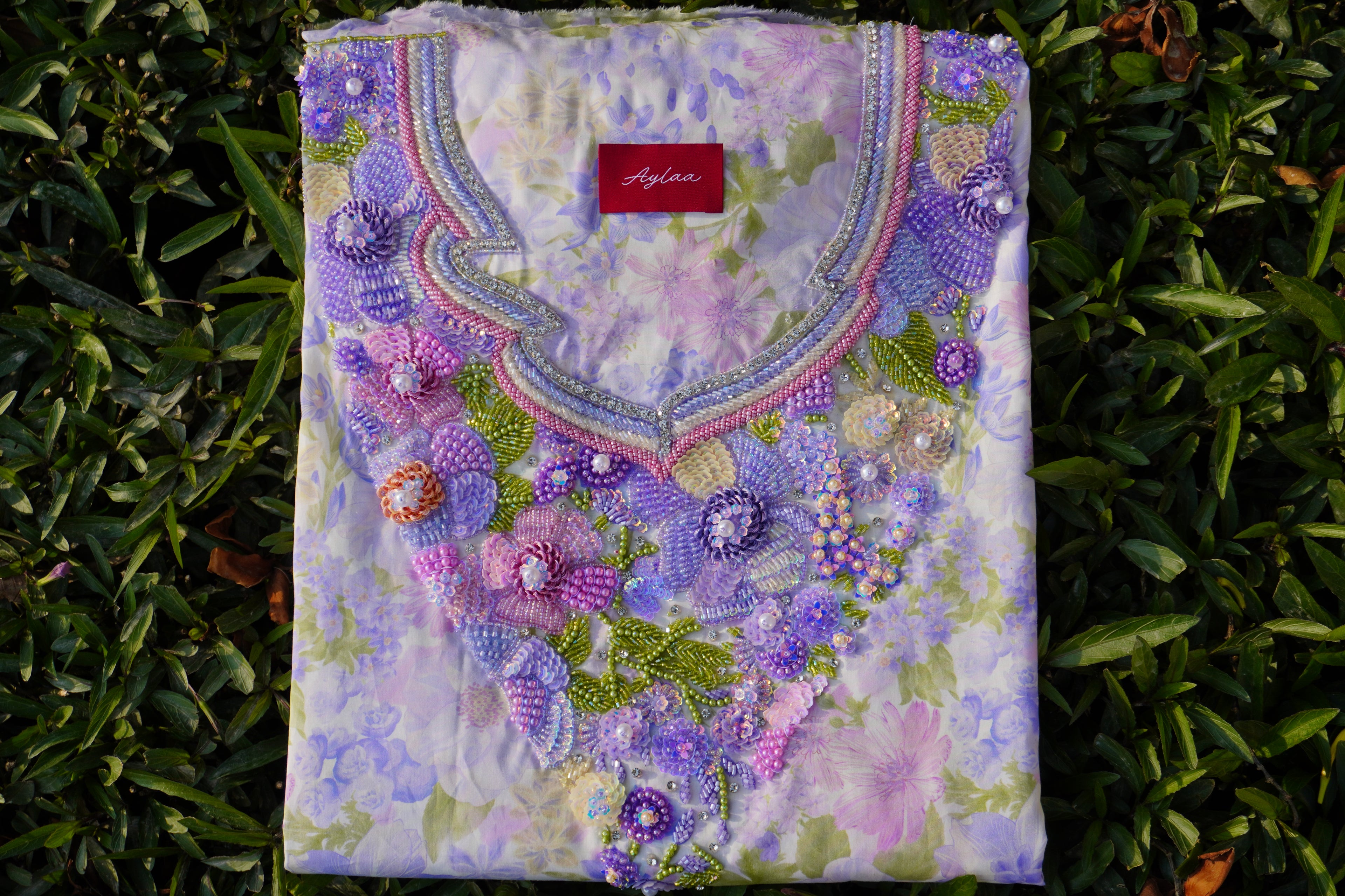 Lavender Garden (Ready Unstitched)