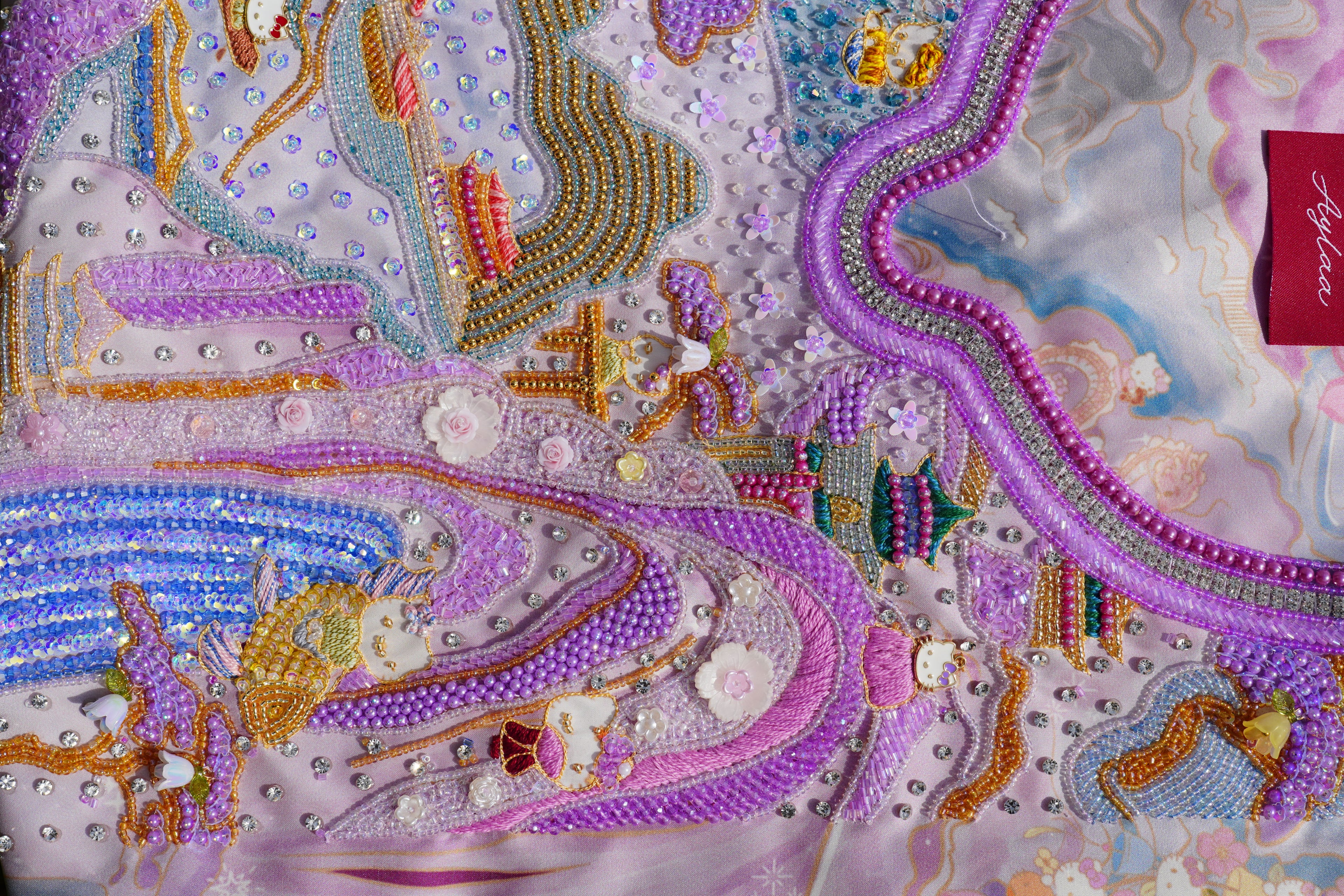 FluffxFlora Hello Kitty in Japan (Ready Unstitched)