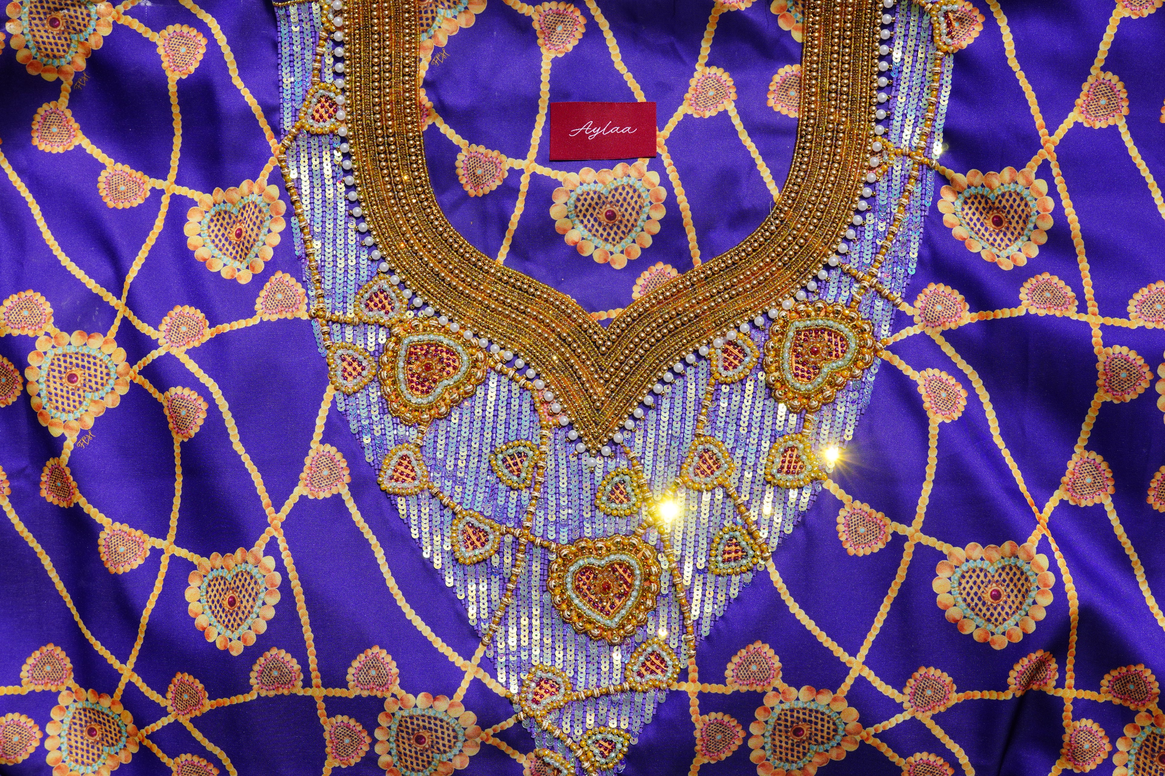 Fabric’s by Hamda Old Gold