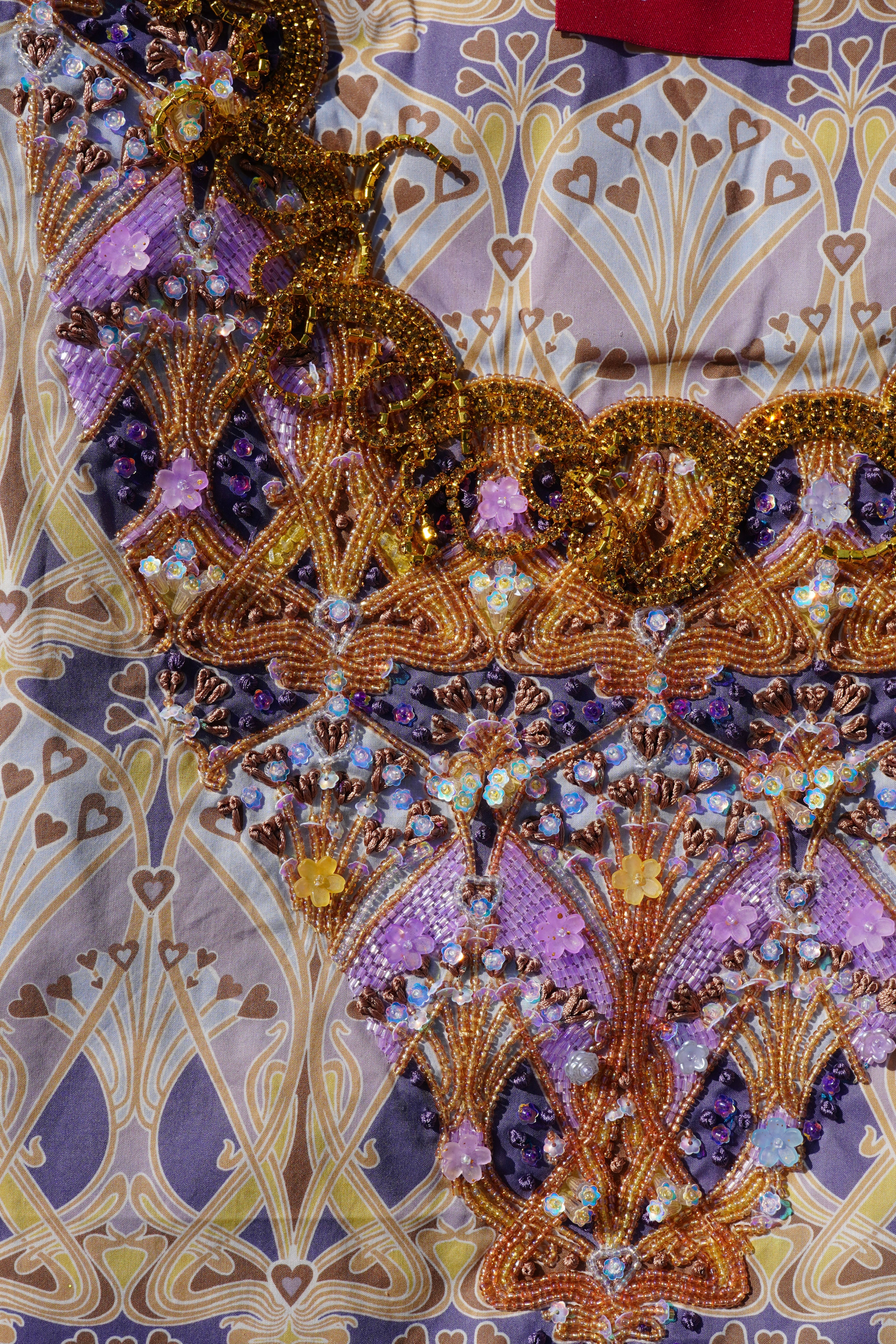 Liberty Lanthe Heart A (Ready Unstitched)