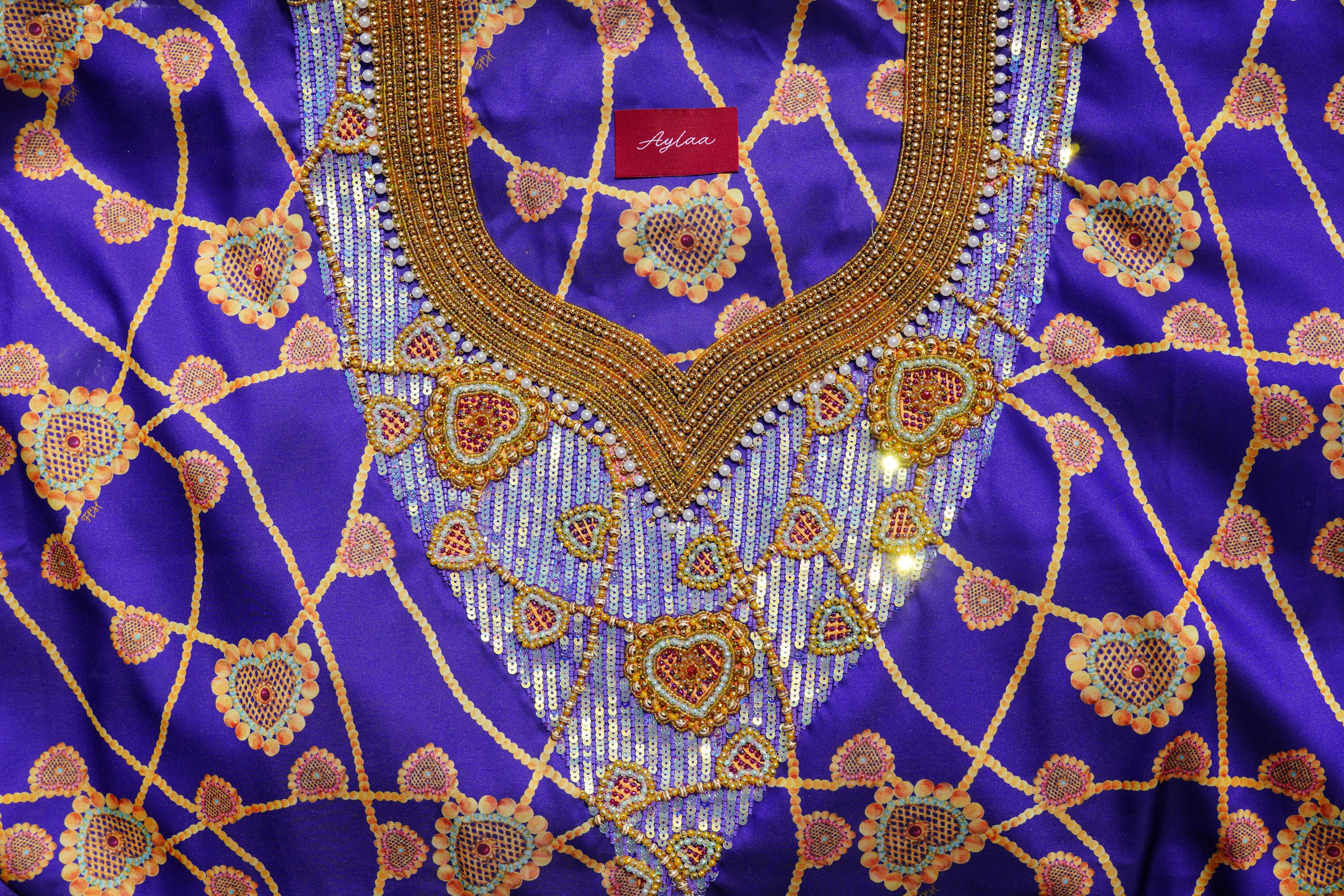 Fabric’s by Hamda Old Gold
