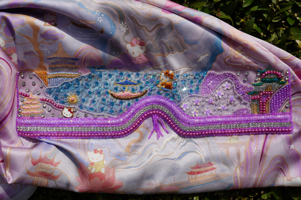 FluffxFlora Hello Kitty in Japan (Ready Unstitched)