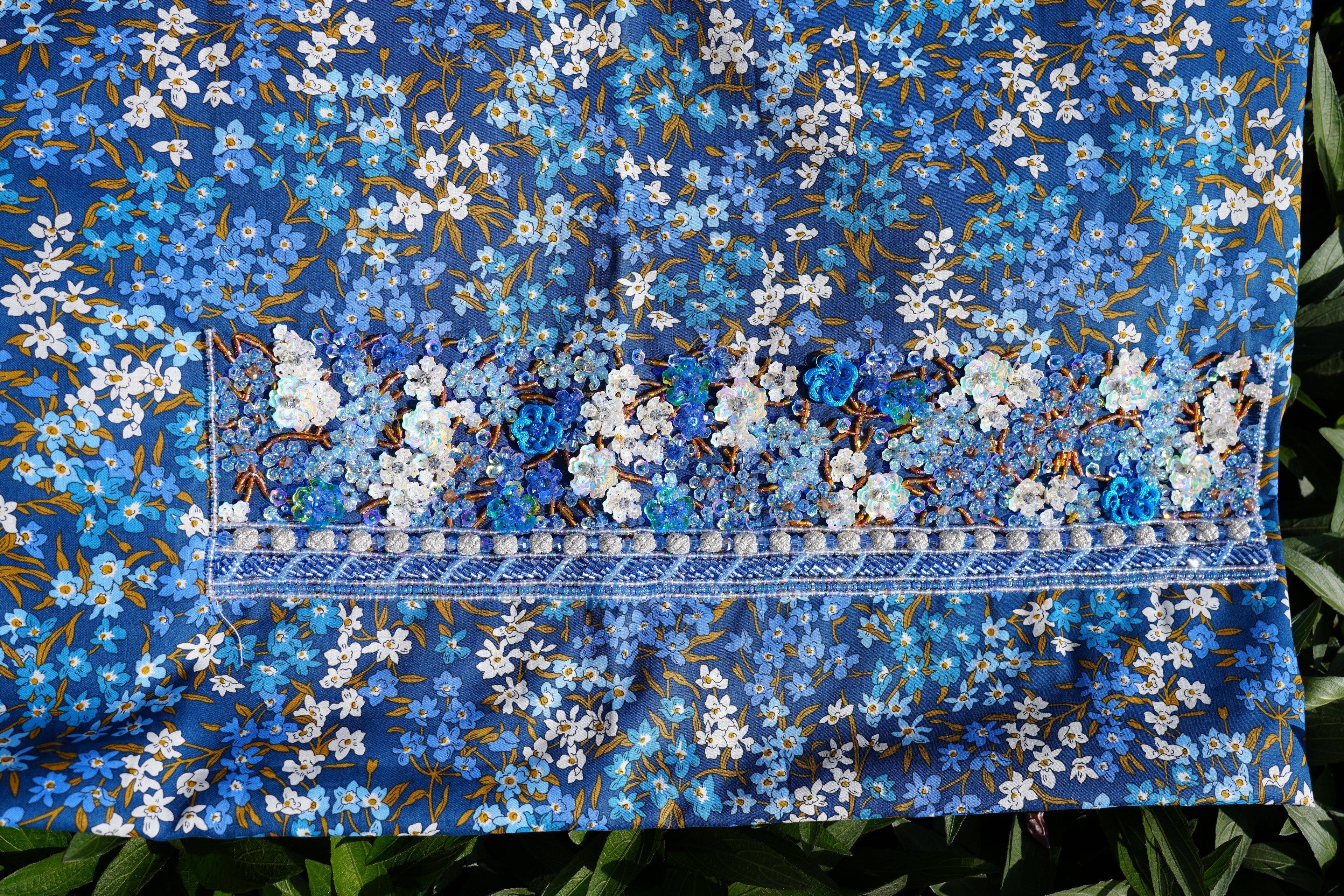 Liberty Sea Blossoms (Ready Unstitched)