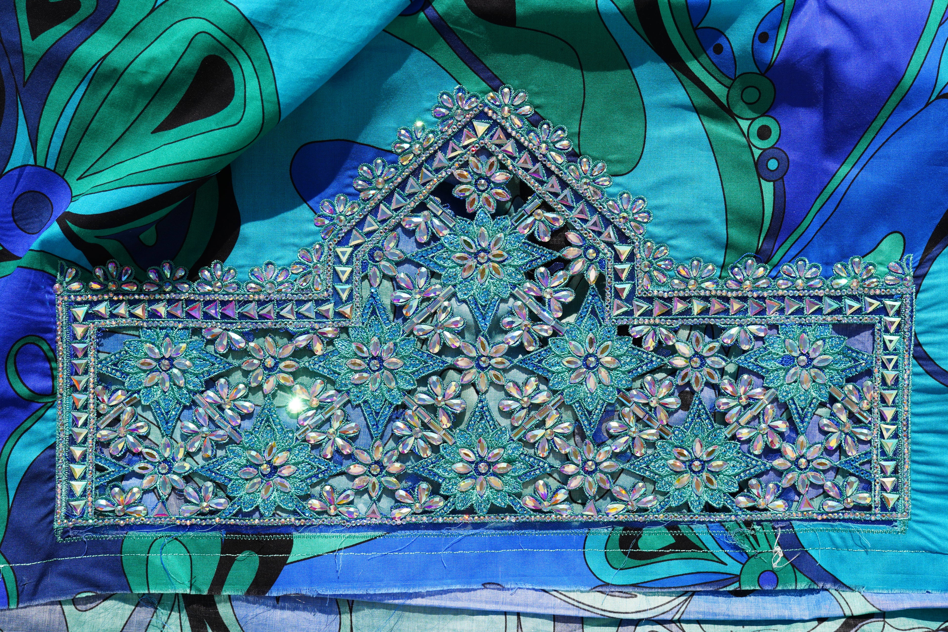 Pucci Fabric Ocean Jewel