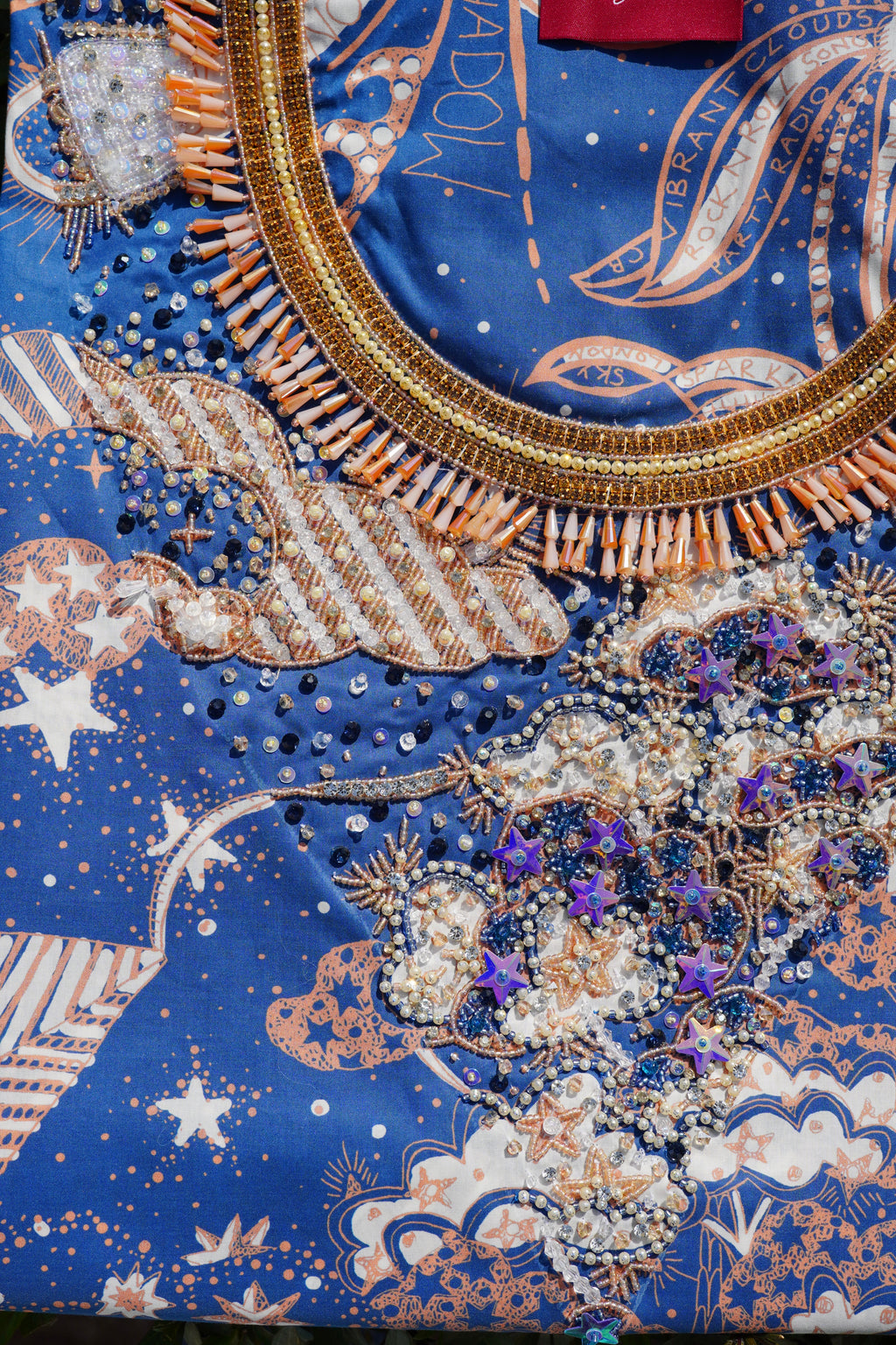 Liberty Louis Space Walk Blue (Ready Unstitched)