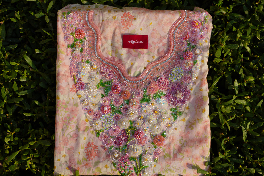 Blush Garden (Ready Unstitched)