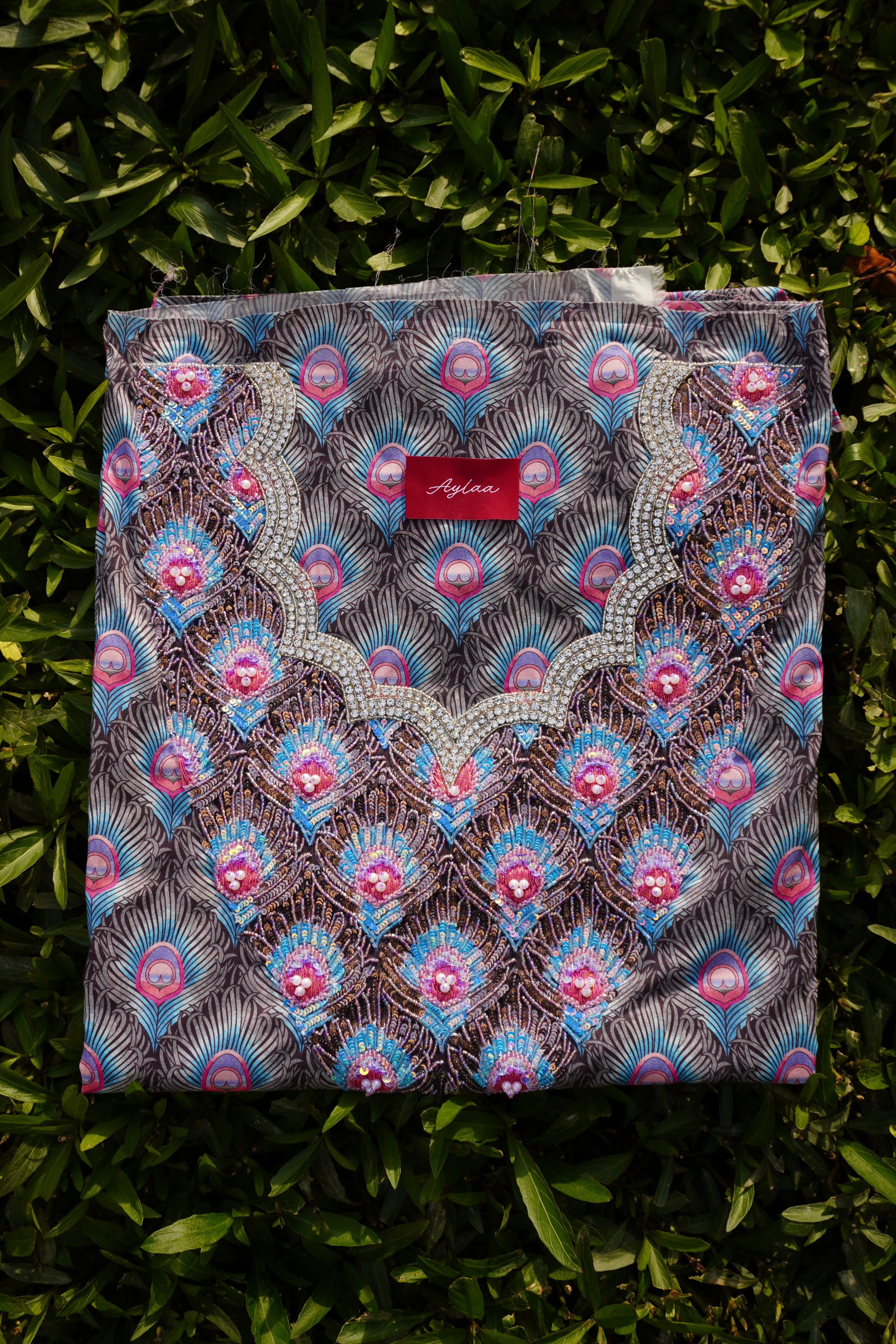 Fera Peacock Liberty (Ready Unstitched)