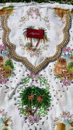 Aam Fabric’s National Day White  (Ready Unstitched)