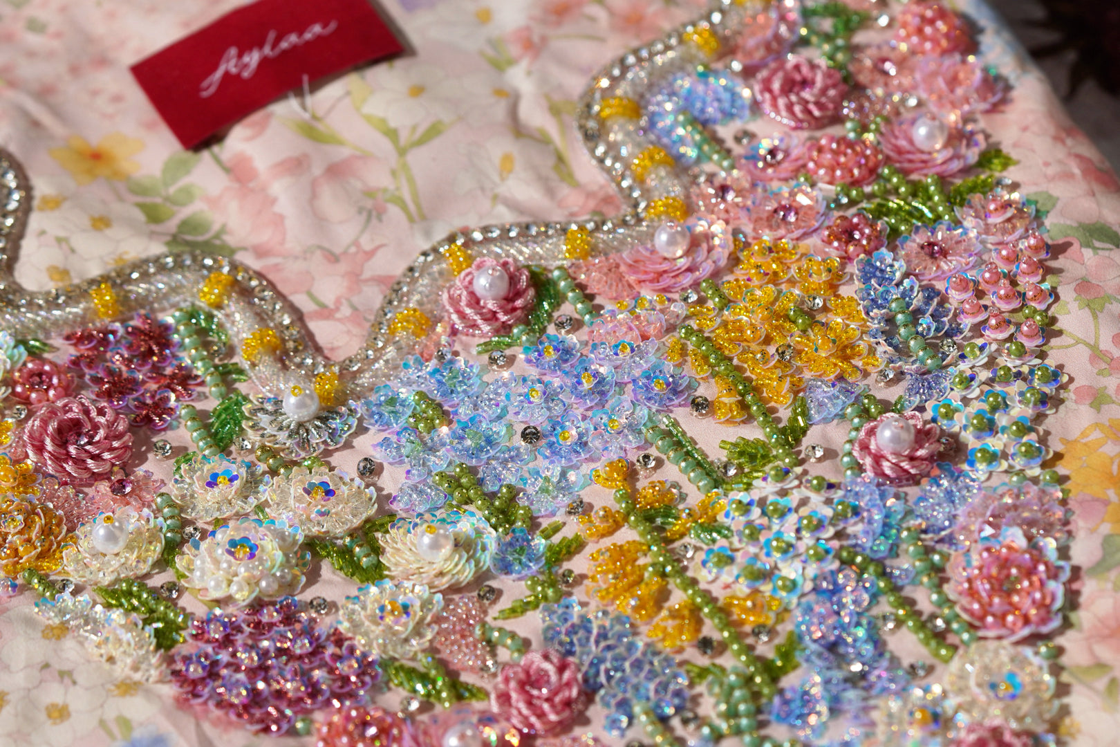 Powder Bloom (Ready Unstitched)