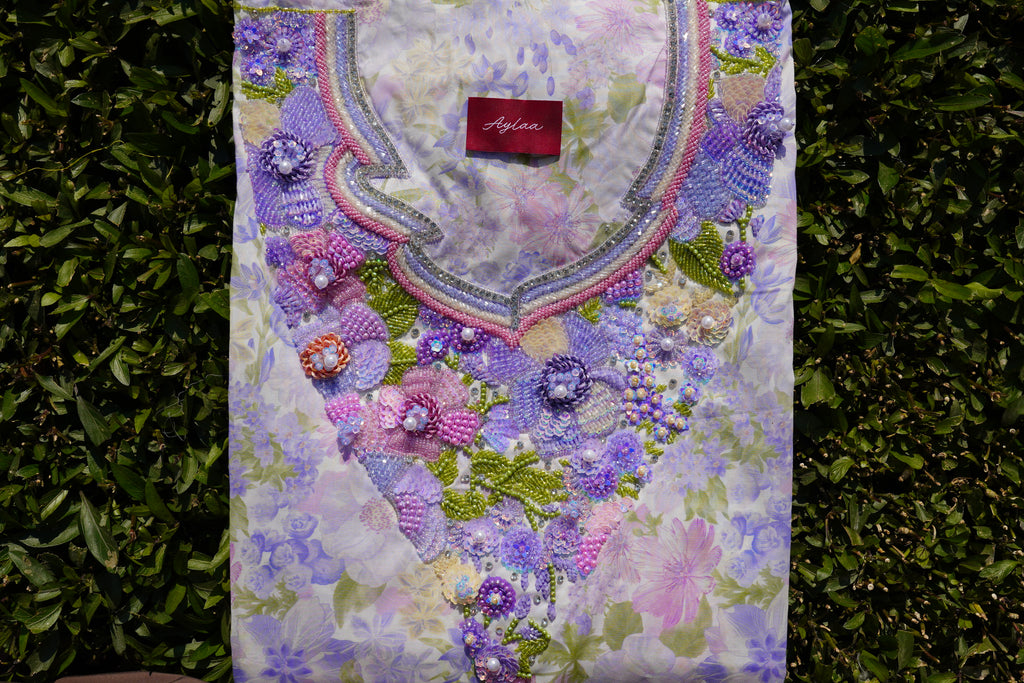 Lavender Garden (Ready Unstitched)