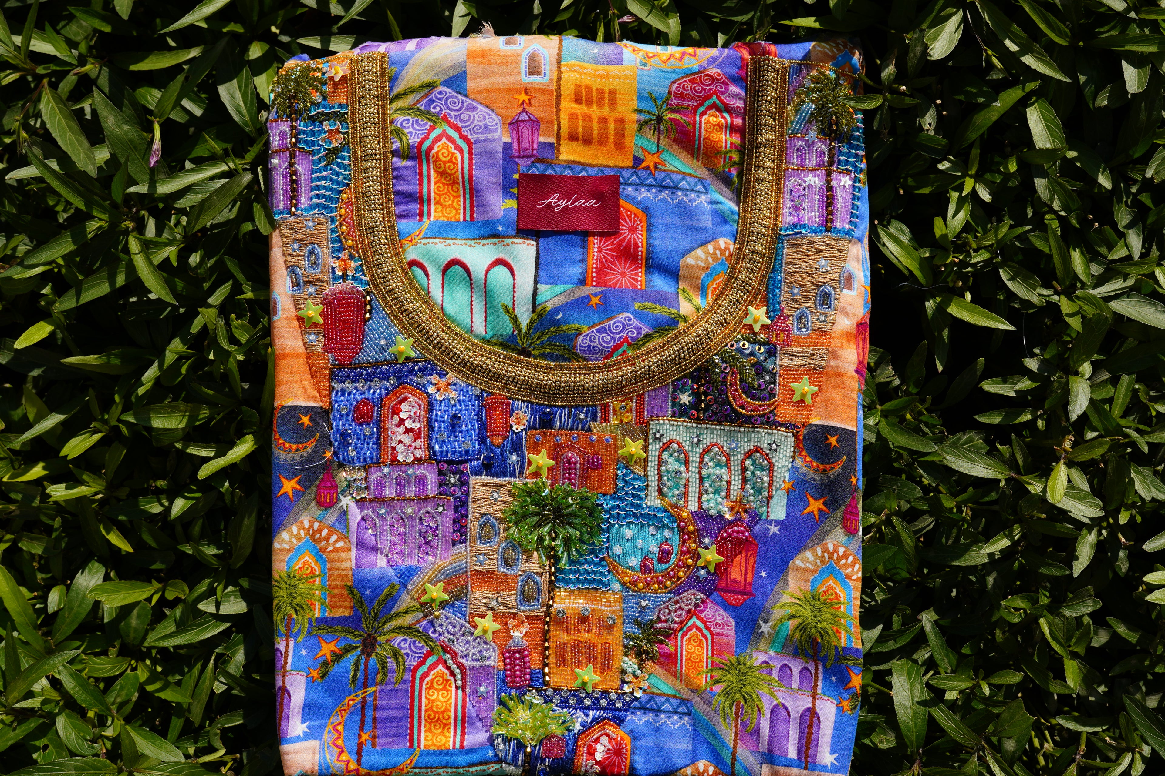 Velvety Fabric Ramadan Evenings (Ready Unstitched)