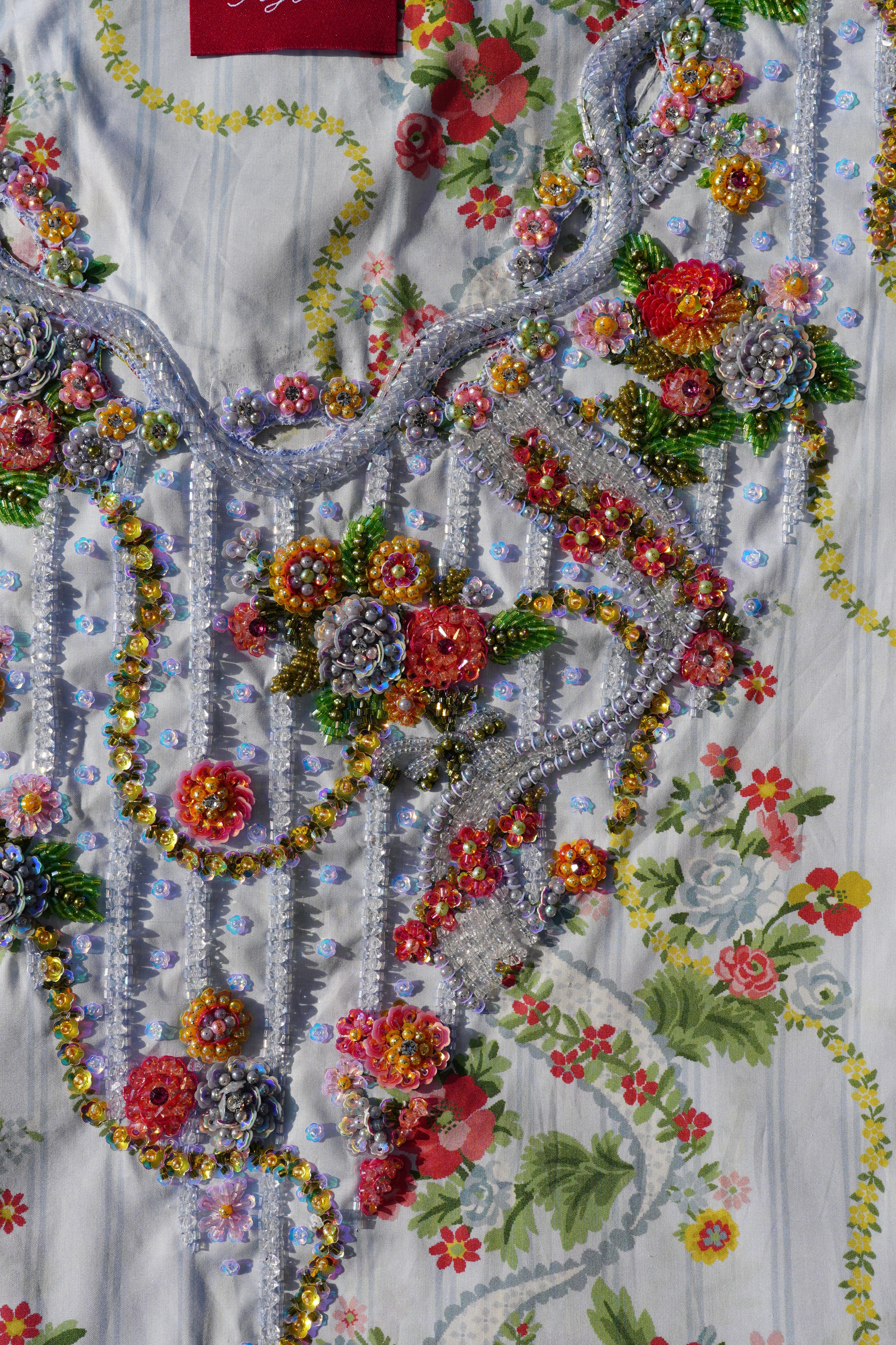 Liberty Fabrics & Bridgerton Ribbon Cascade (Ready Unstitched)