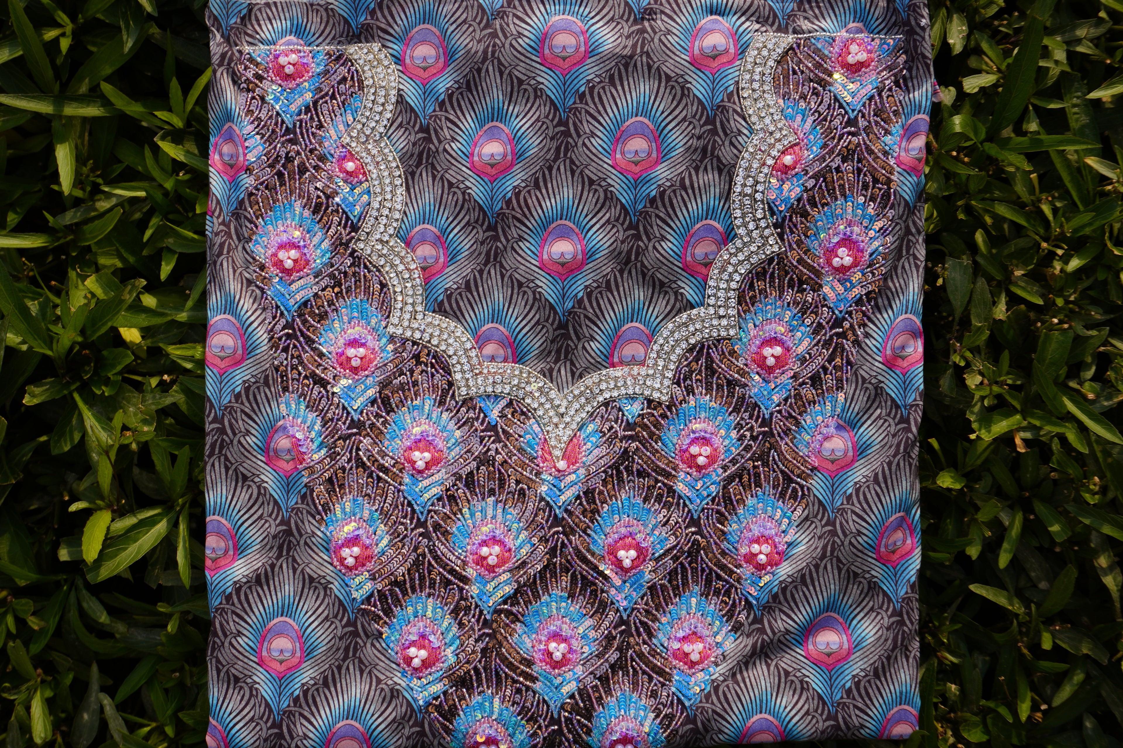 Fera Peacock Liberty (Ready Unstitched)