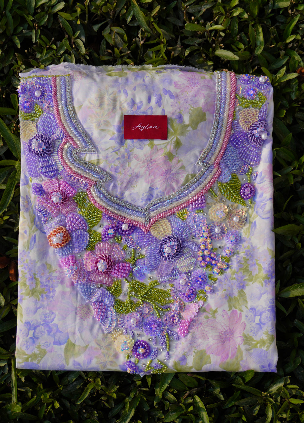 Lavender Garden (Ready Unstitched)