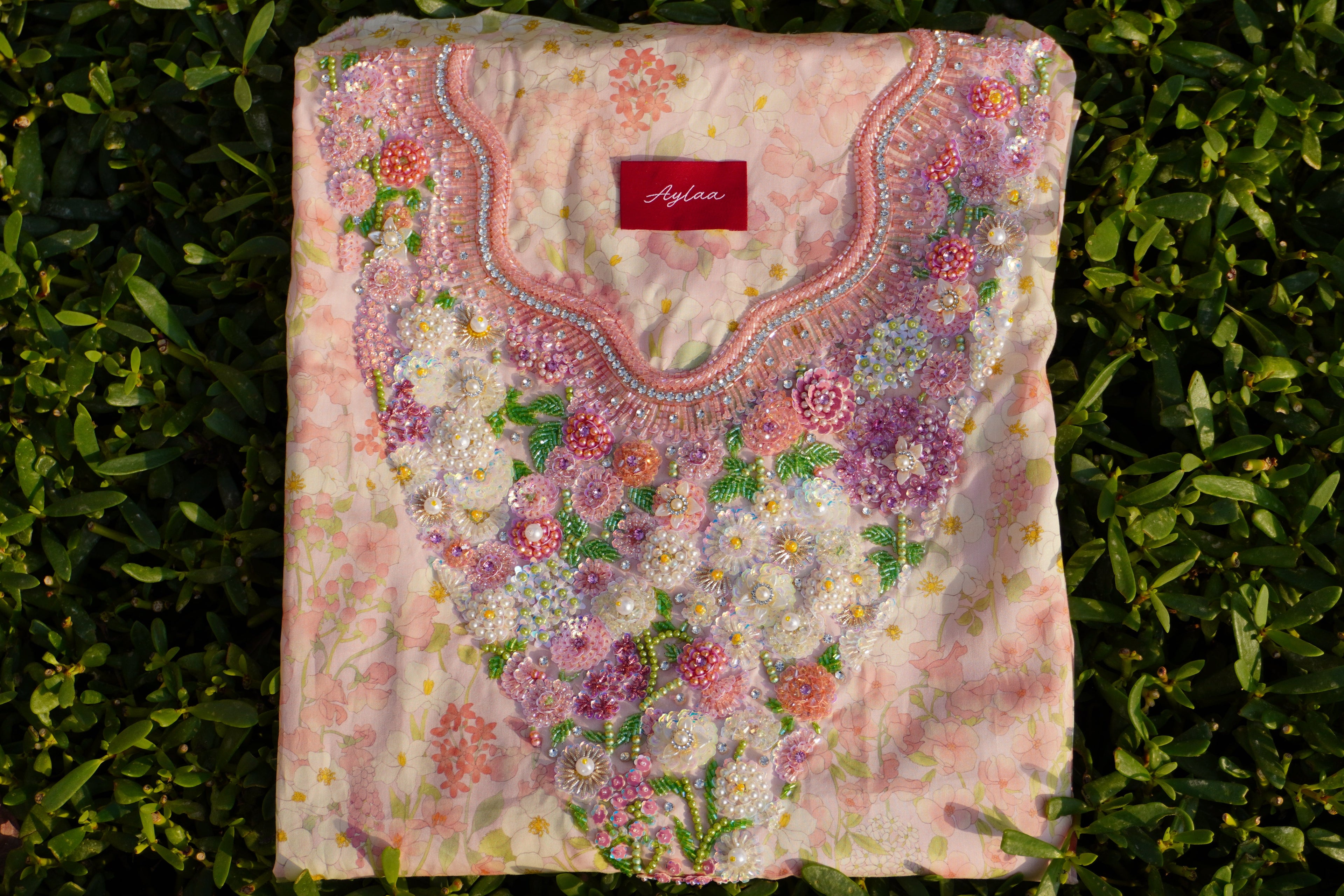 Blush Garden (Ready Unstitched)