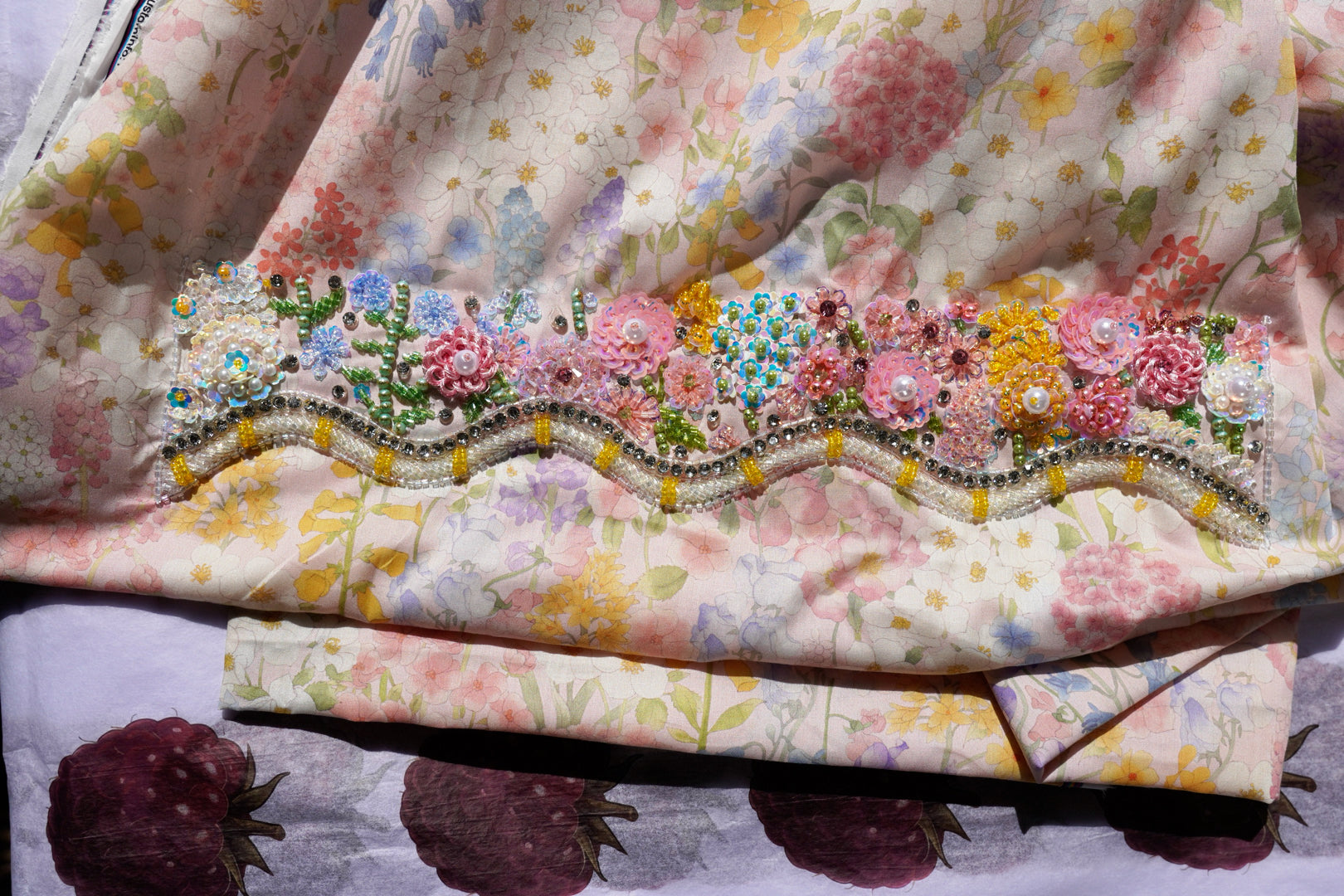 Powder Bloom (Ready Unstitched)